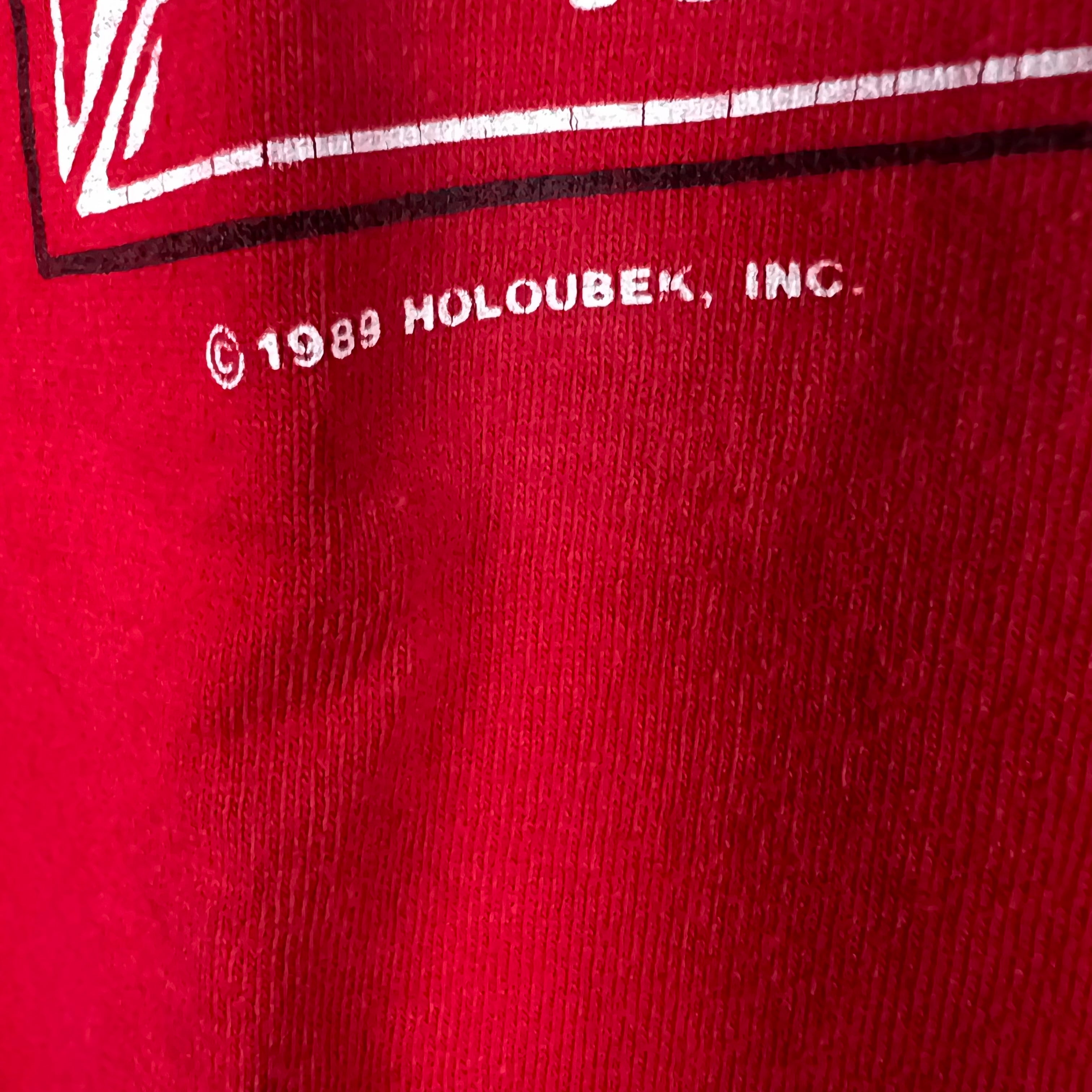 1989 Harley Davidson Hartford, CT Eagle Tee Red