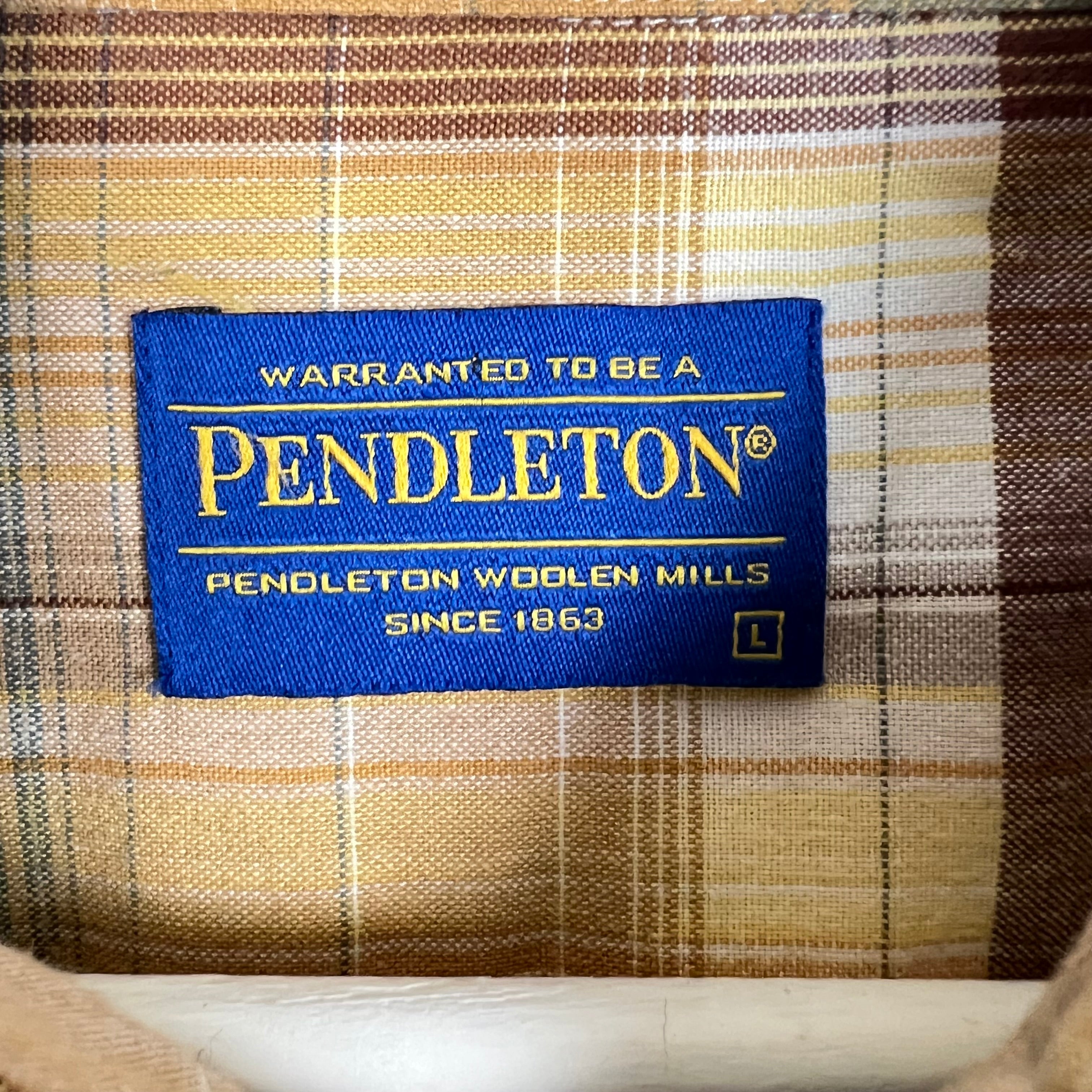 Vintage Pendleton Hiker Shirt Button Up Plaid