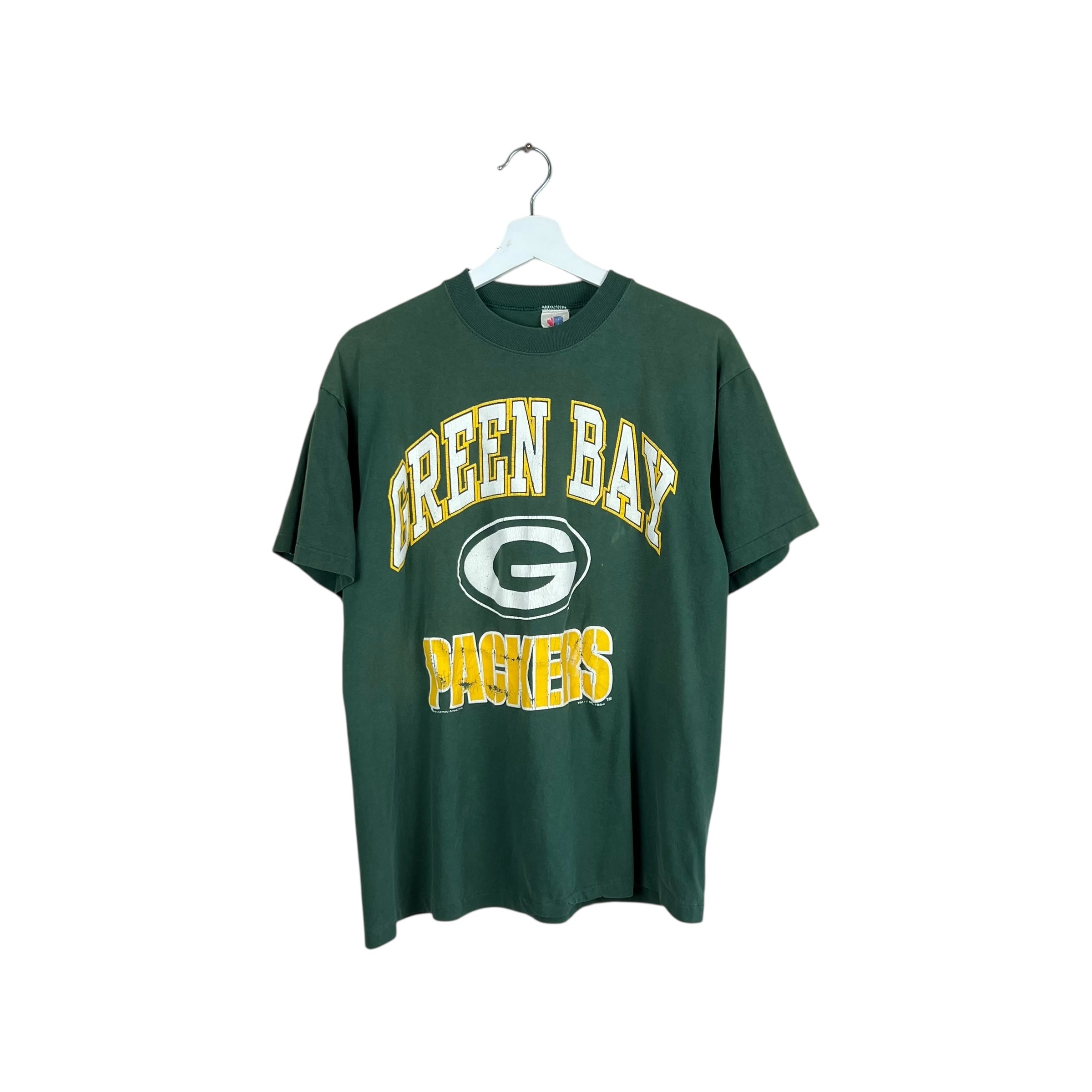 1994 Green Bay Packers Arch Logo Tee Green