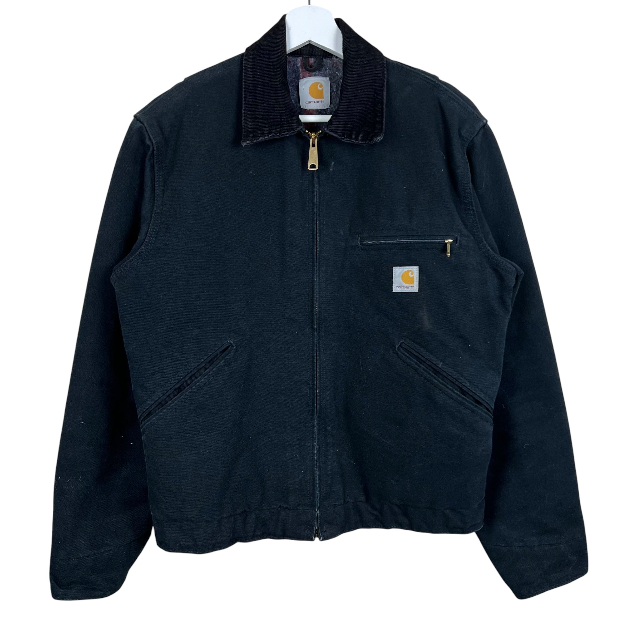 Vintage Carhartt Blanket Lined Detroit Jacket Jet Black