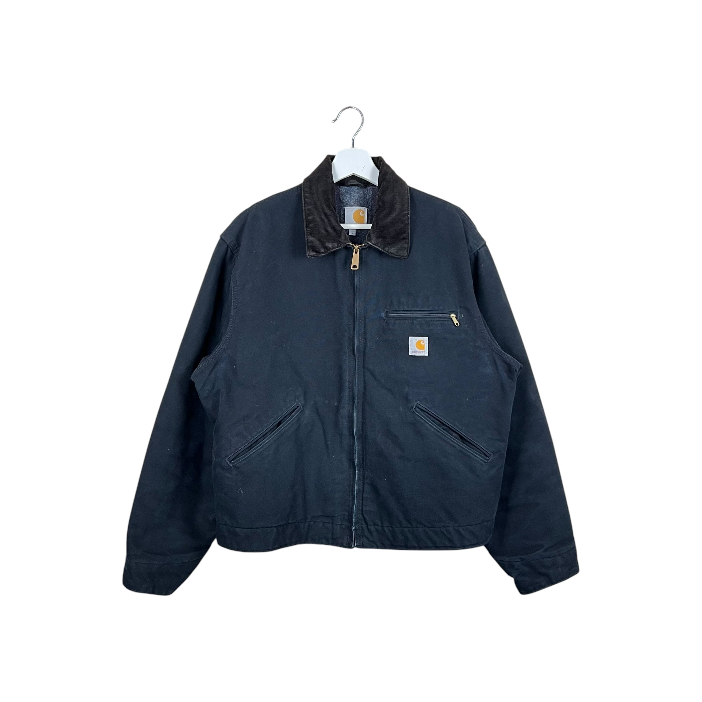 Vintage Carhartt Blanket Lined Detroit Jacket Black