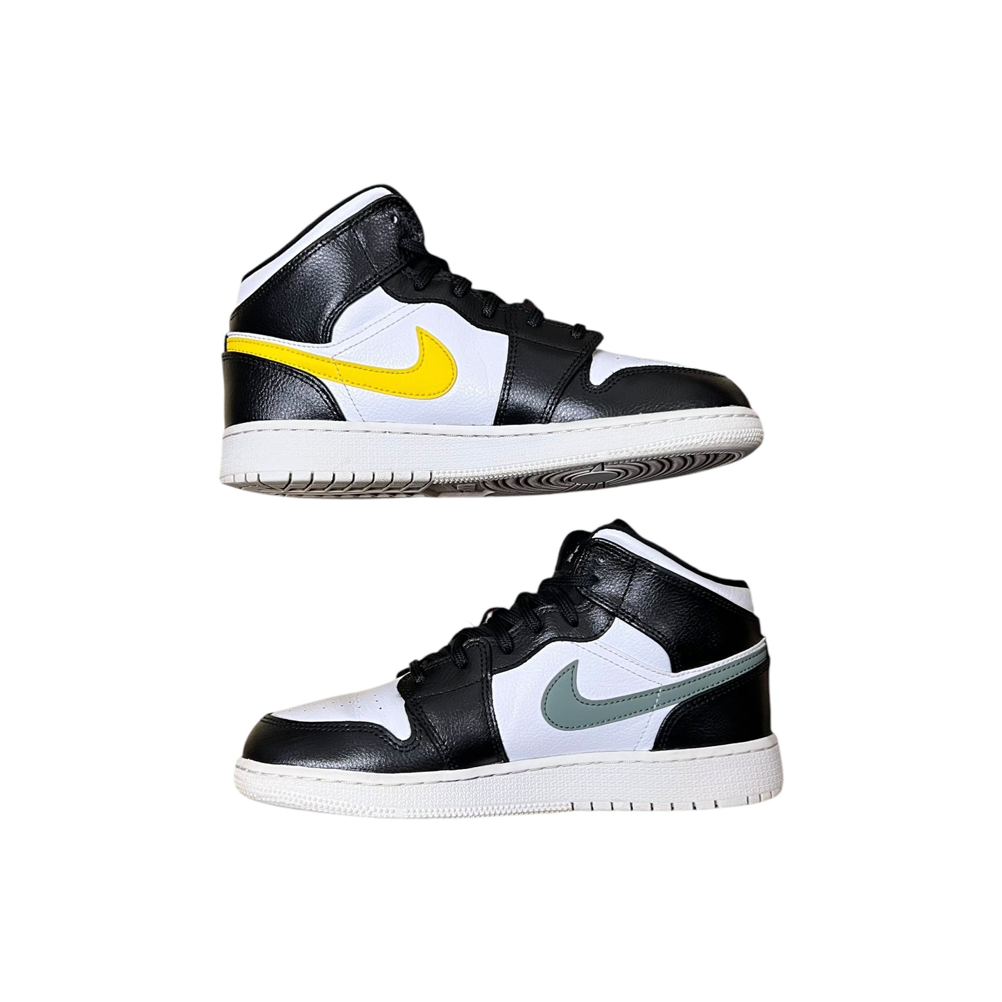 Jordan 1 Mid Multi Colour Swoosh (GS)