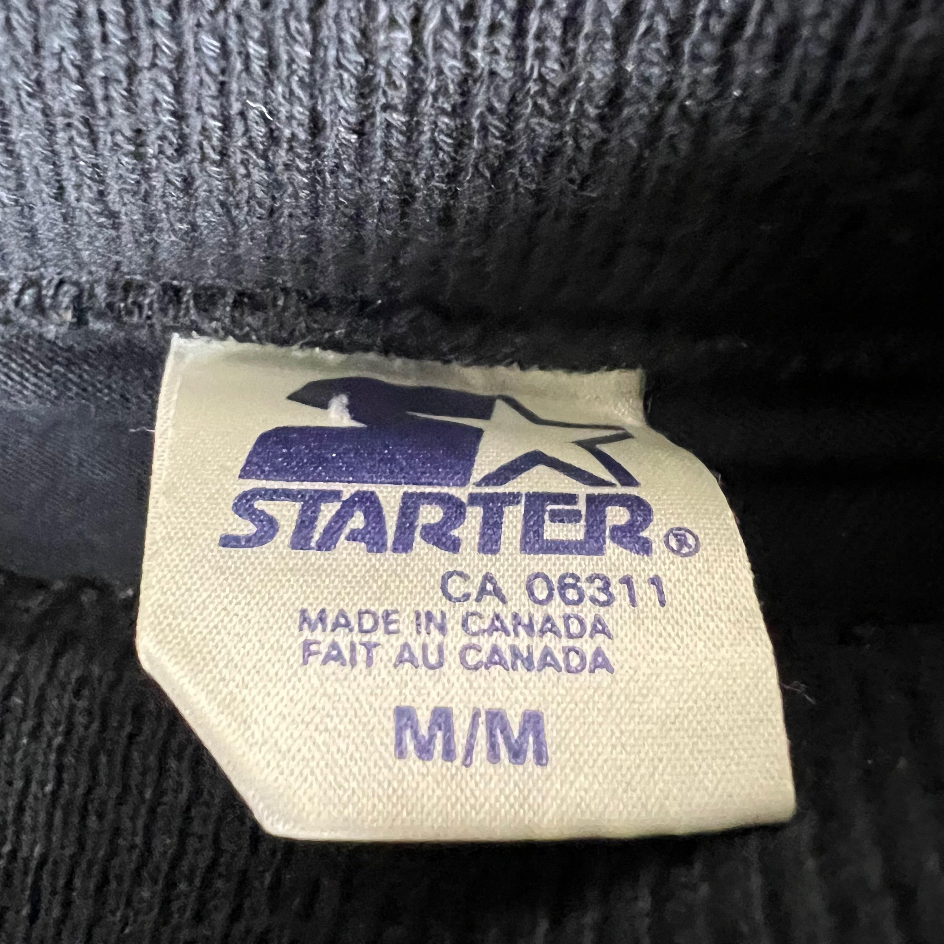 1991 Starter NHL San Jose Sharks Mock Neck Longsleeve Black