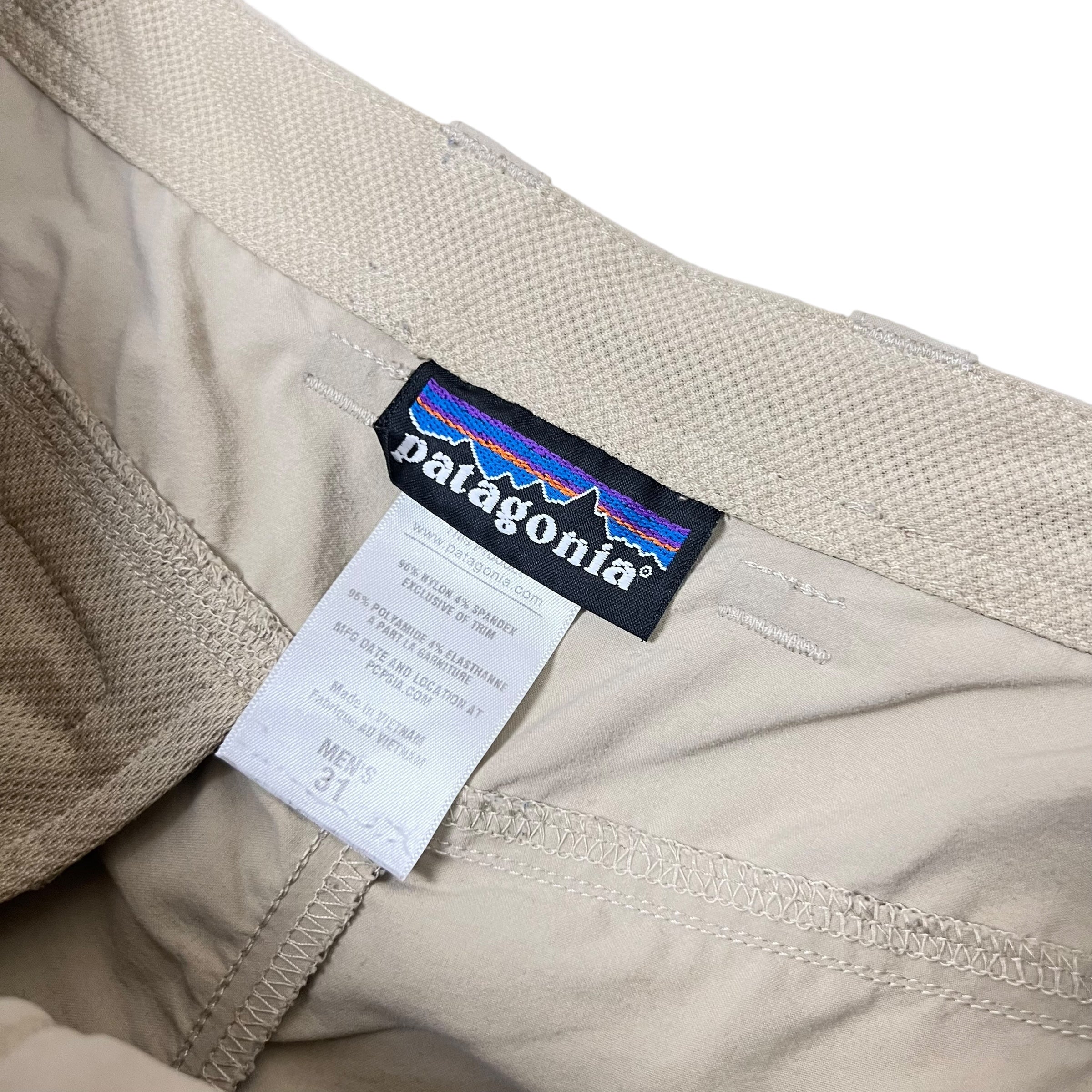 Vintage Patagonia Guidewater Shorts Khaki