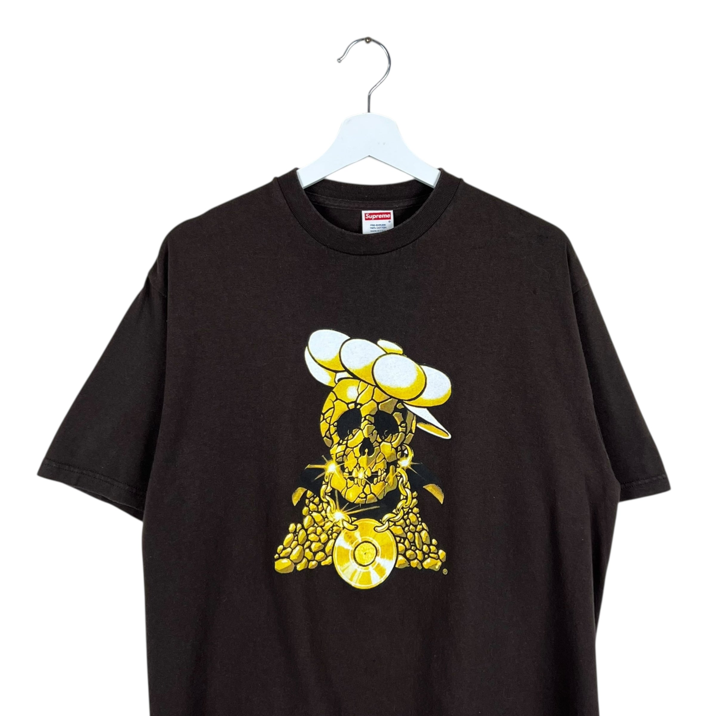 Supreme Ultimate Breaks & Beats Skull Tee Brown (2001)