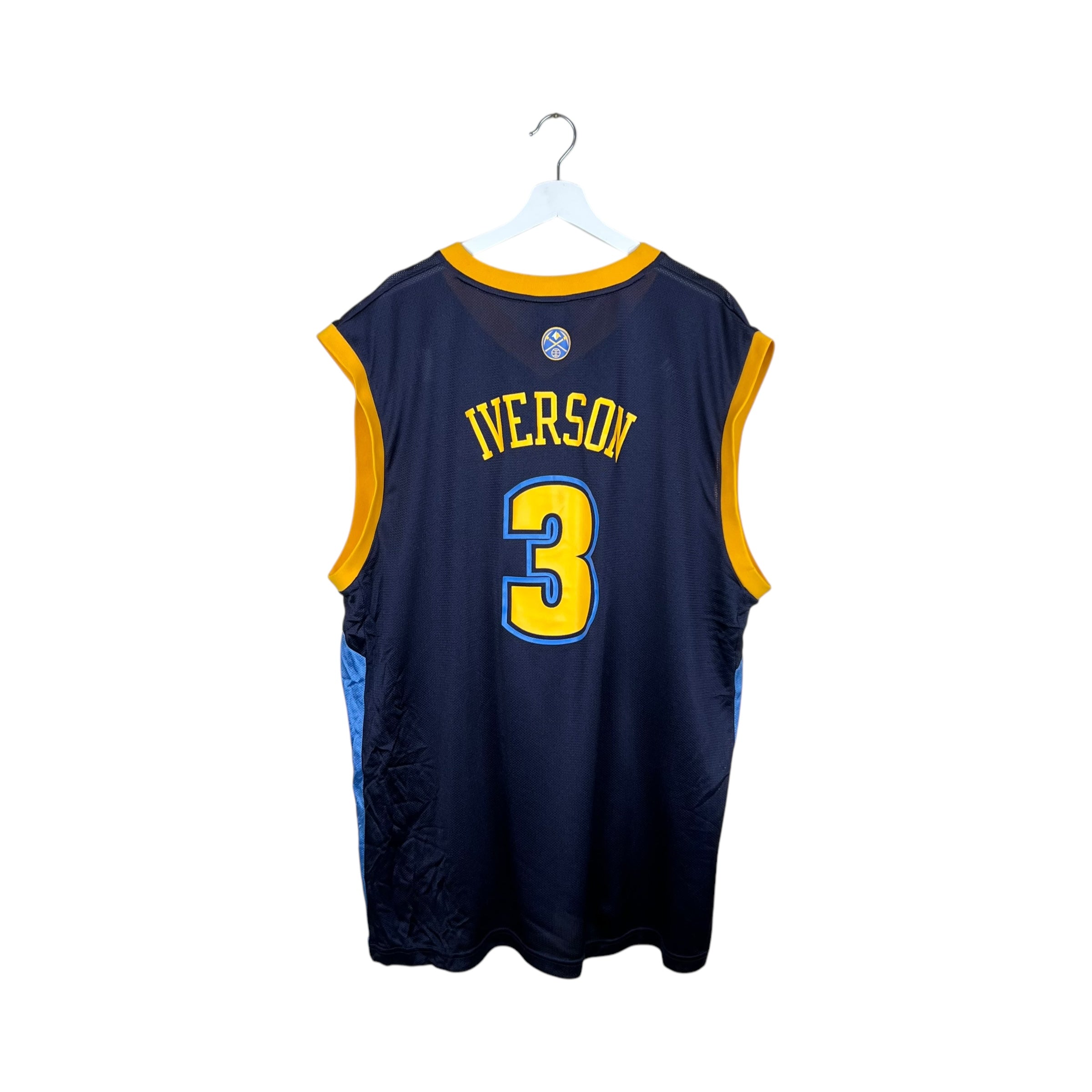 Vintage Adidas Denver Nuggets Allen Iverson Alternate Away Jersey