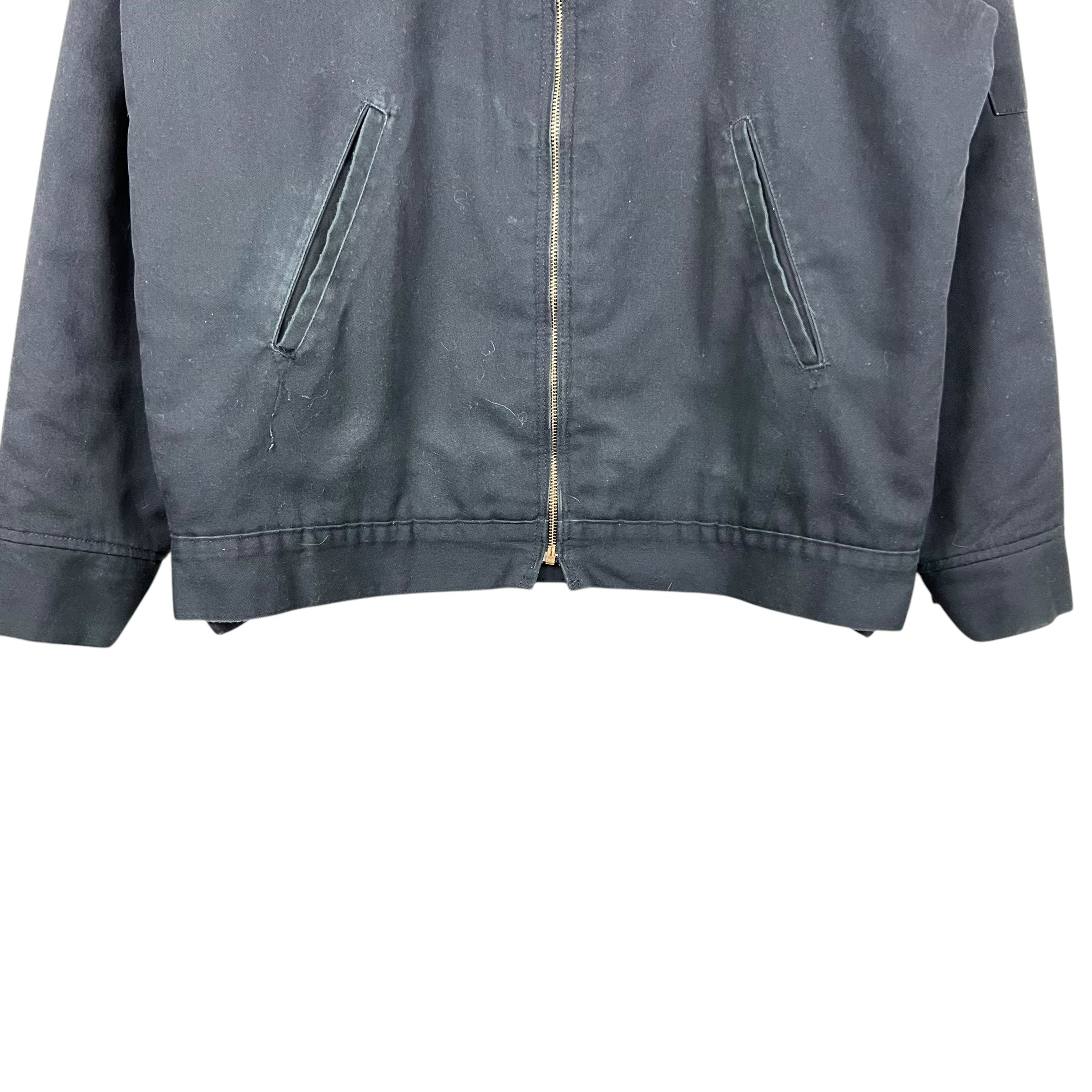 Vintage Dickies Workwear Insulated Canvas Jacket Black