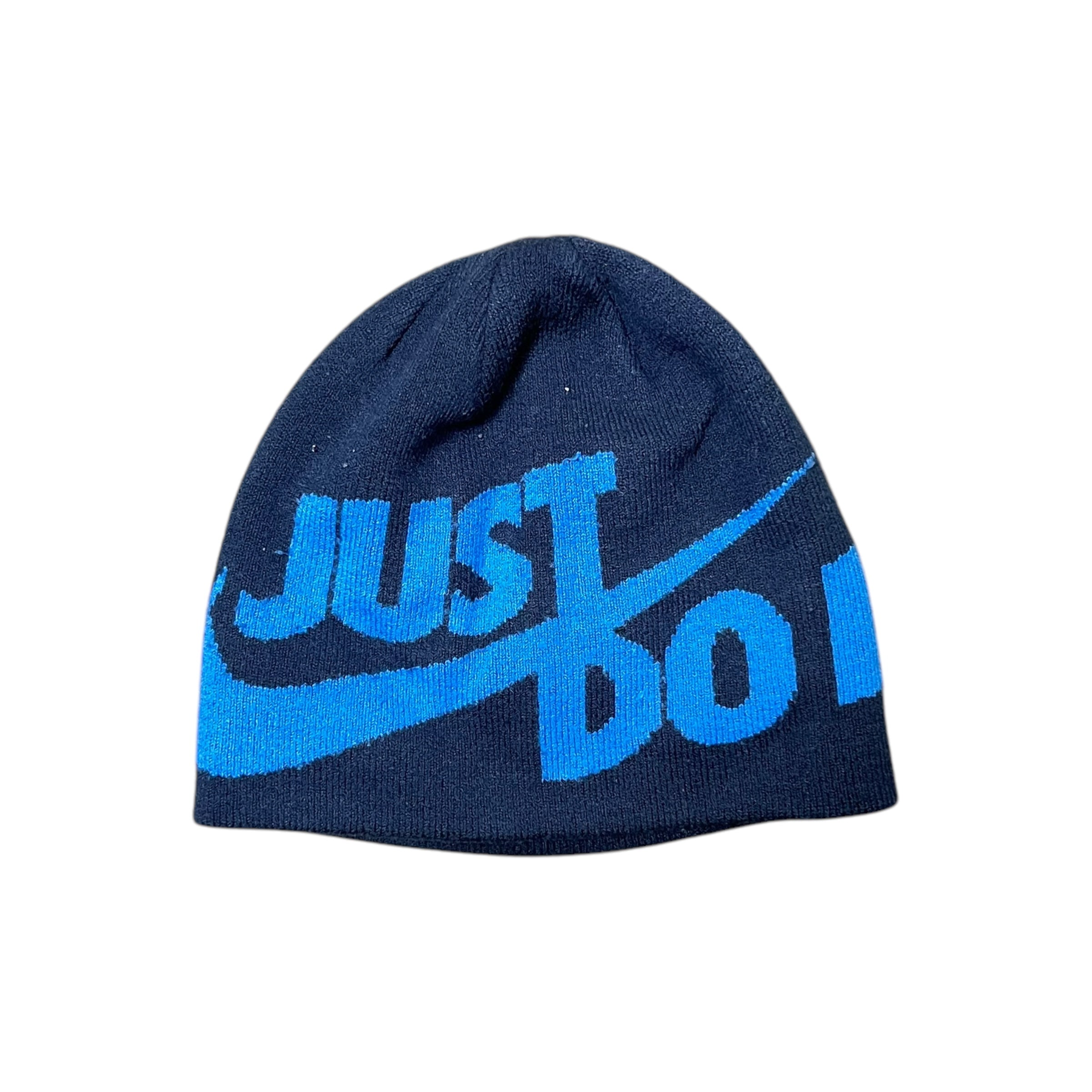 Vintage Y2K Nike “Just Do It” Toque Blue