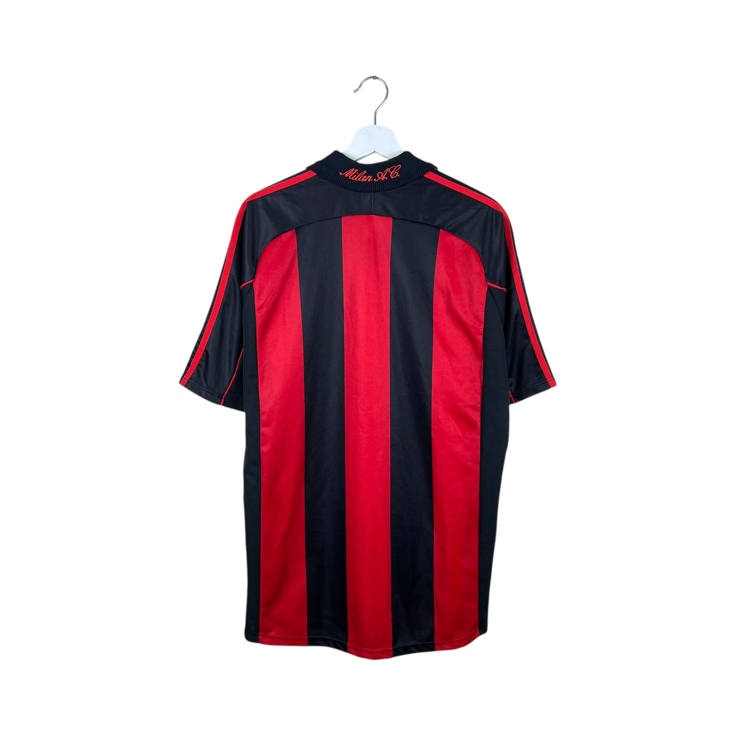 2001 Adidas AC Milan Blank Home Jersey