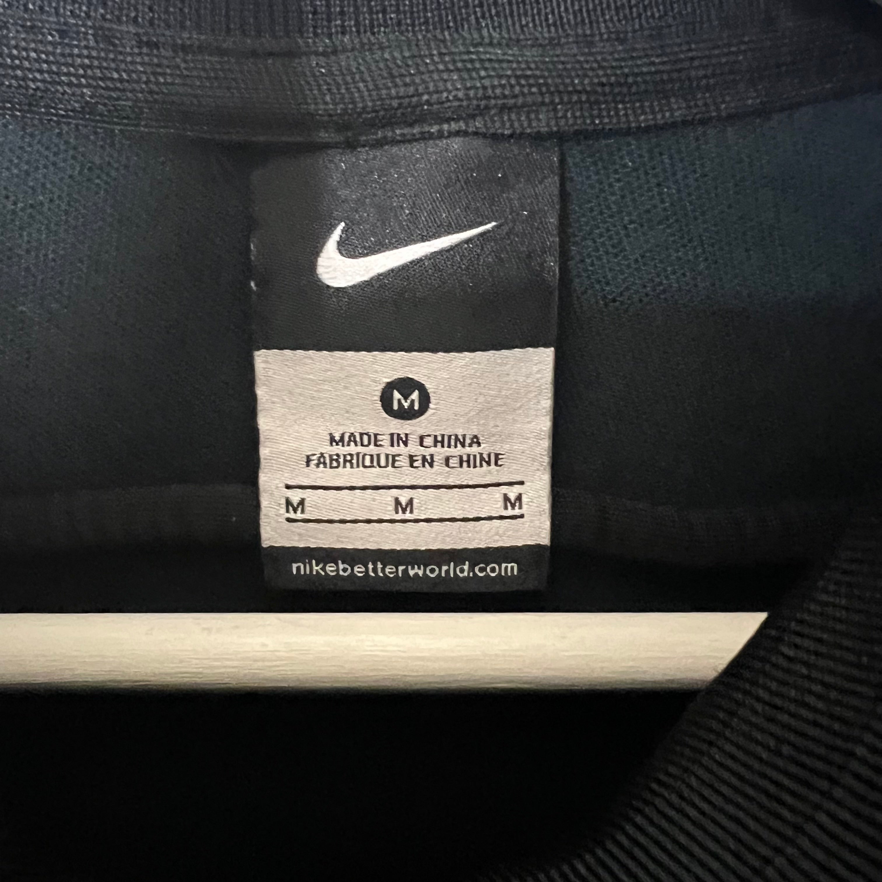 Vintage Y2K Nike Manchester United Track Jacket Black