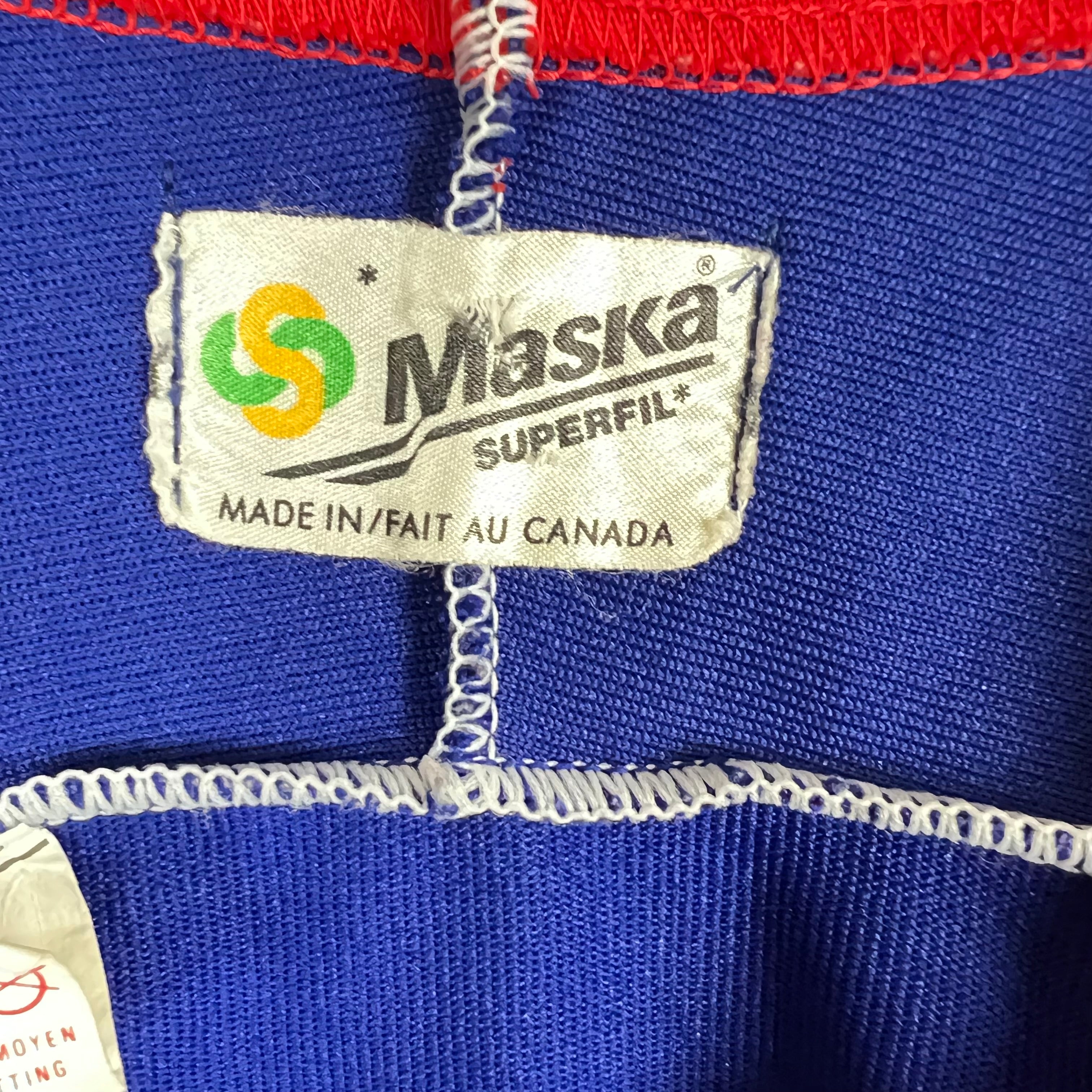 Vintage Maska NHL New York Rangers Blank Away Jersey