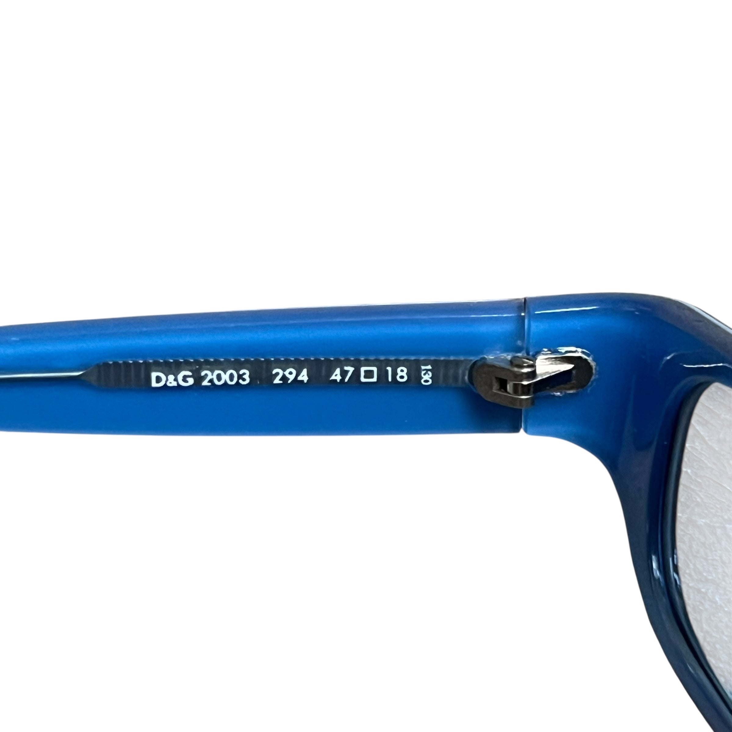 2003 Dolce & Gabbana Women’s Blue Tint Sunglasses