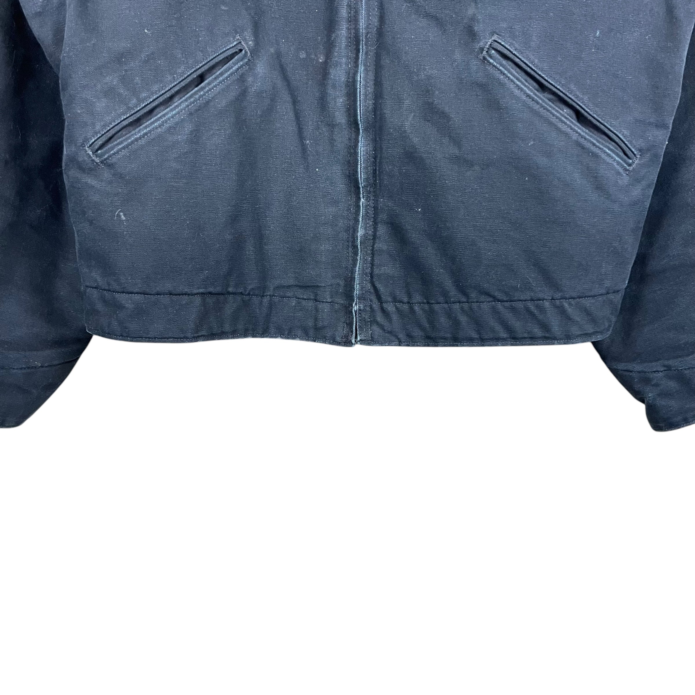 Vintage Carhartt Blanket Lined Detroit Jacket Black