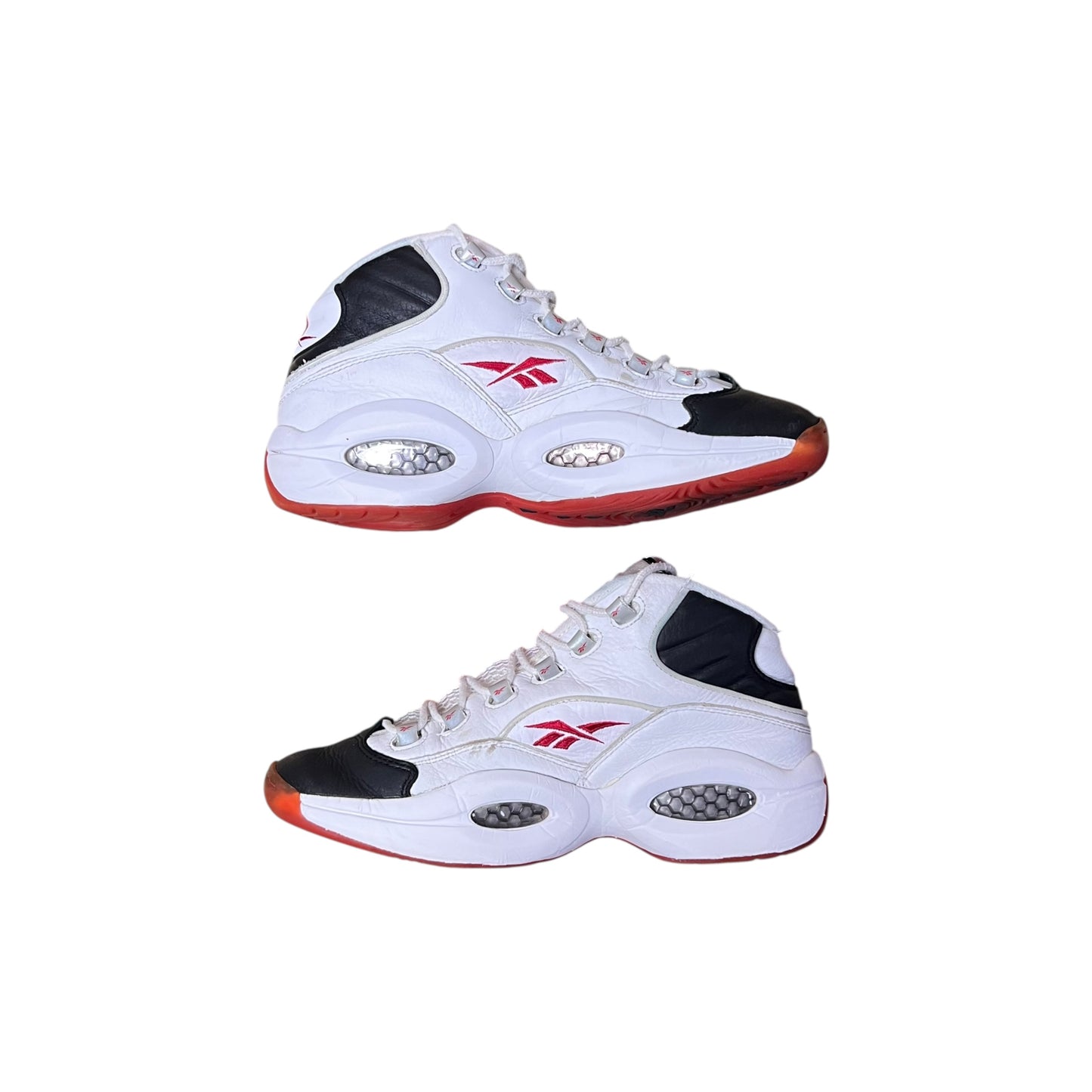 Reebok Question Mid Black/White/Flash Red