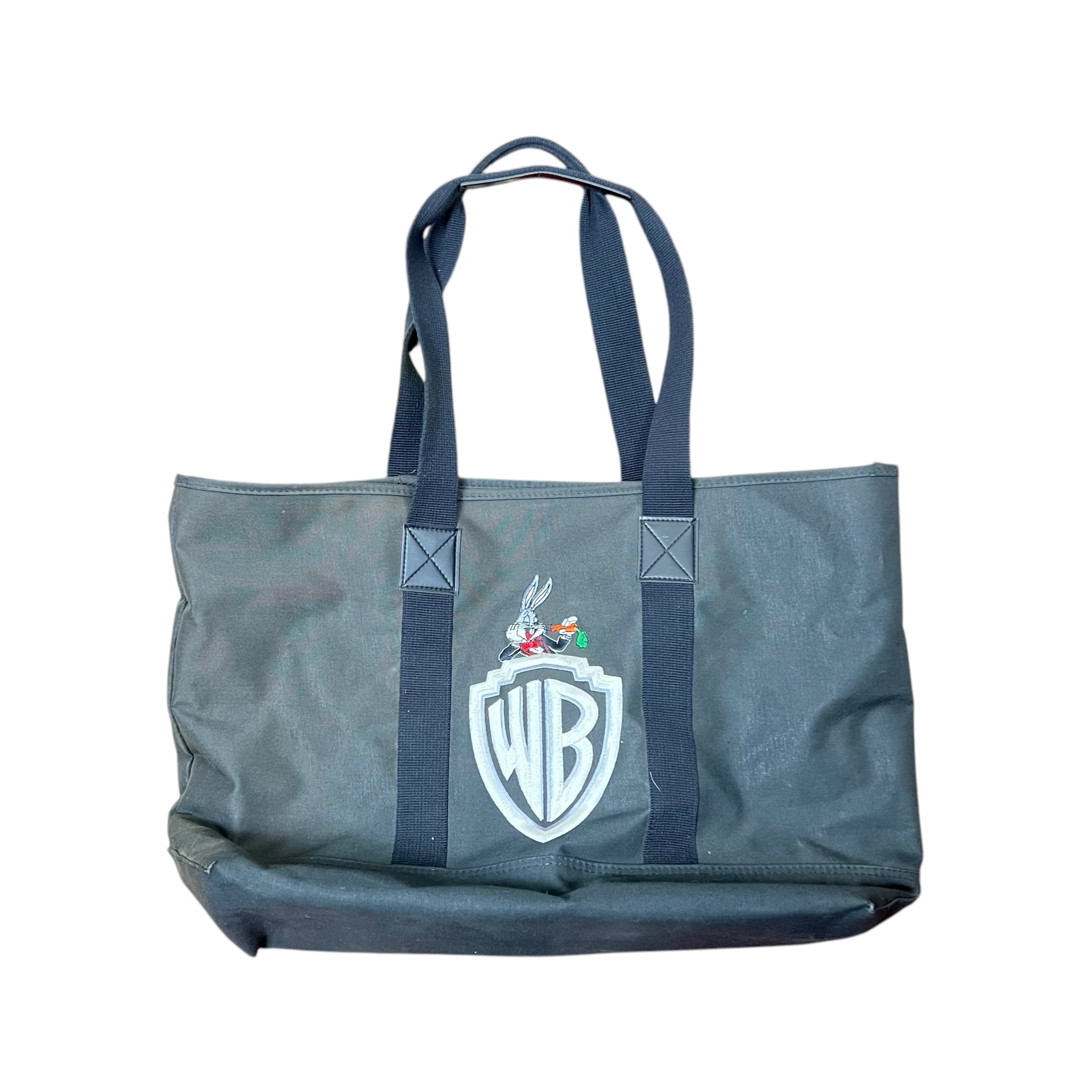 1991 Warner Bros Bugs Bunny Tote Bag Dark Green/Black