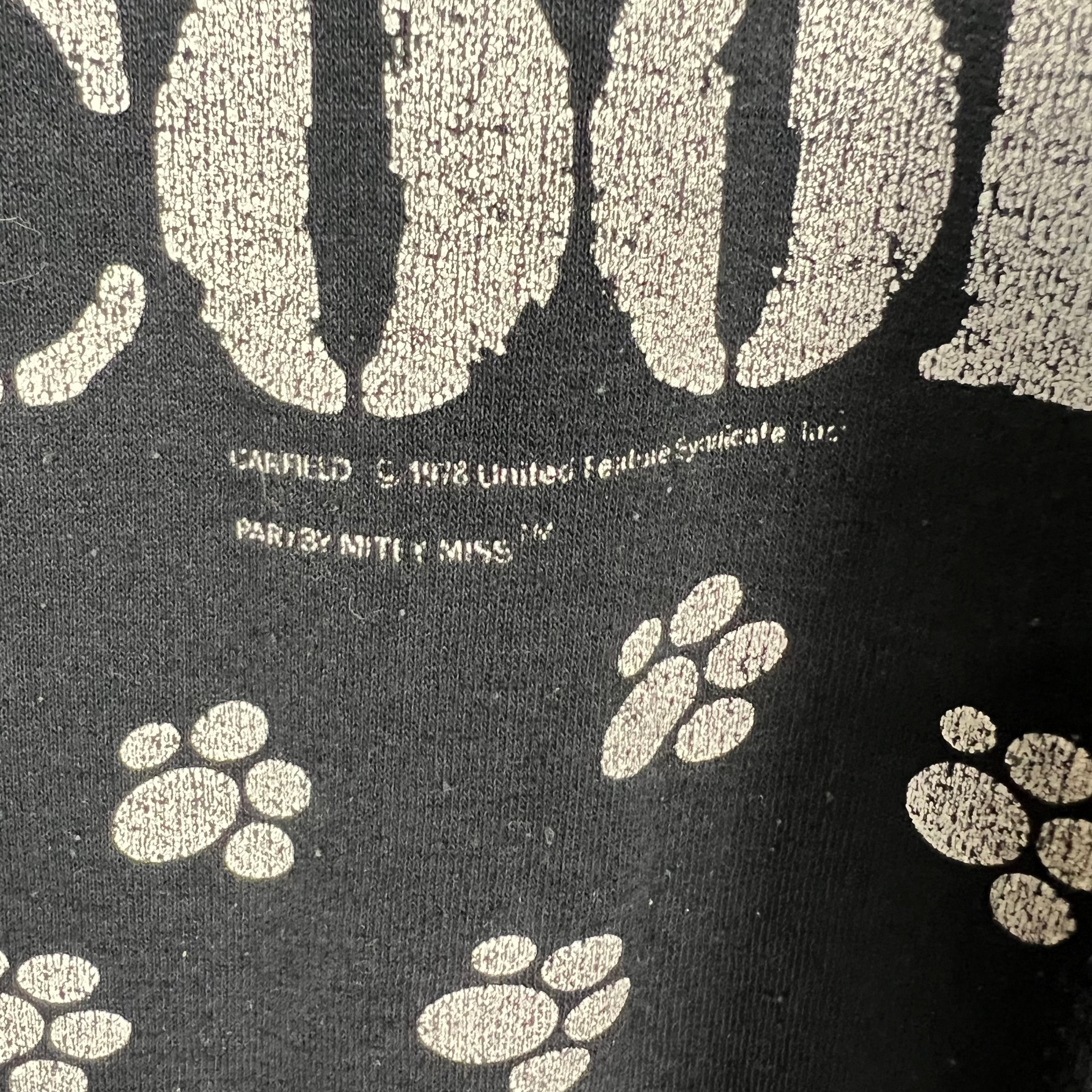 Vintage Garfield “Cool Cat” Crewneck Black