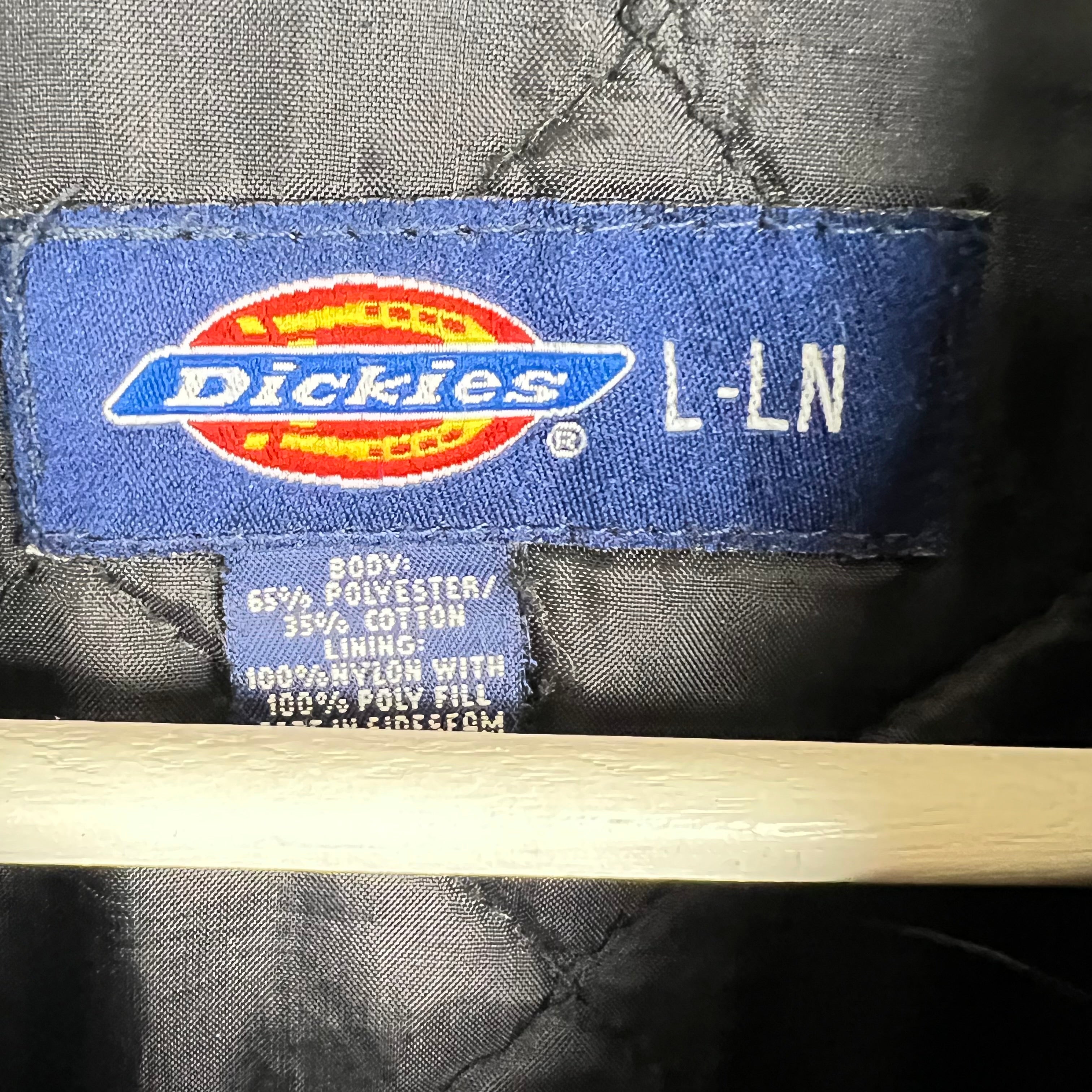 Vintage Dickies Workwear Insulated Canvas Jacket Black