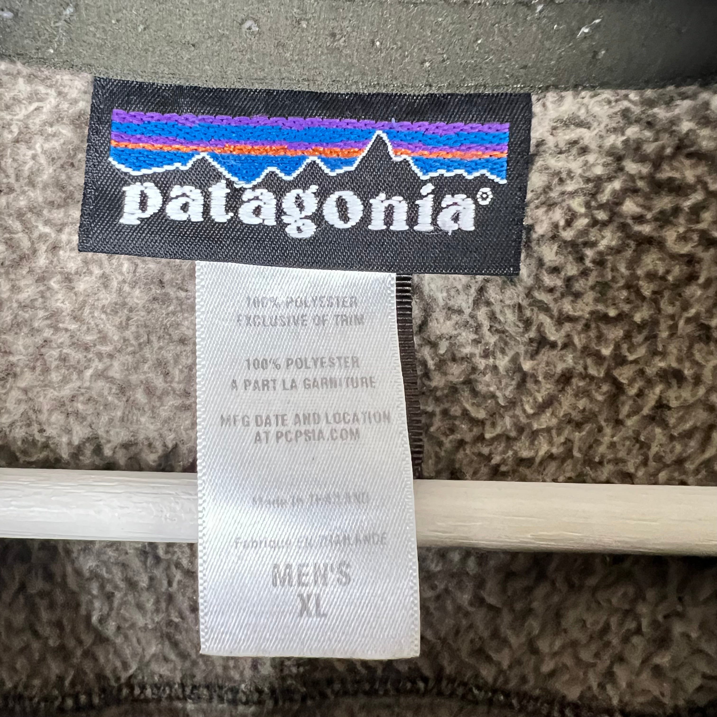 Vintage Patagonia Better Sweater Full Zip Stone Gray