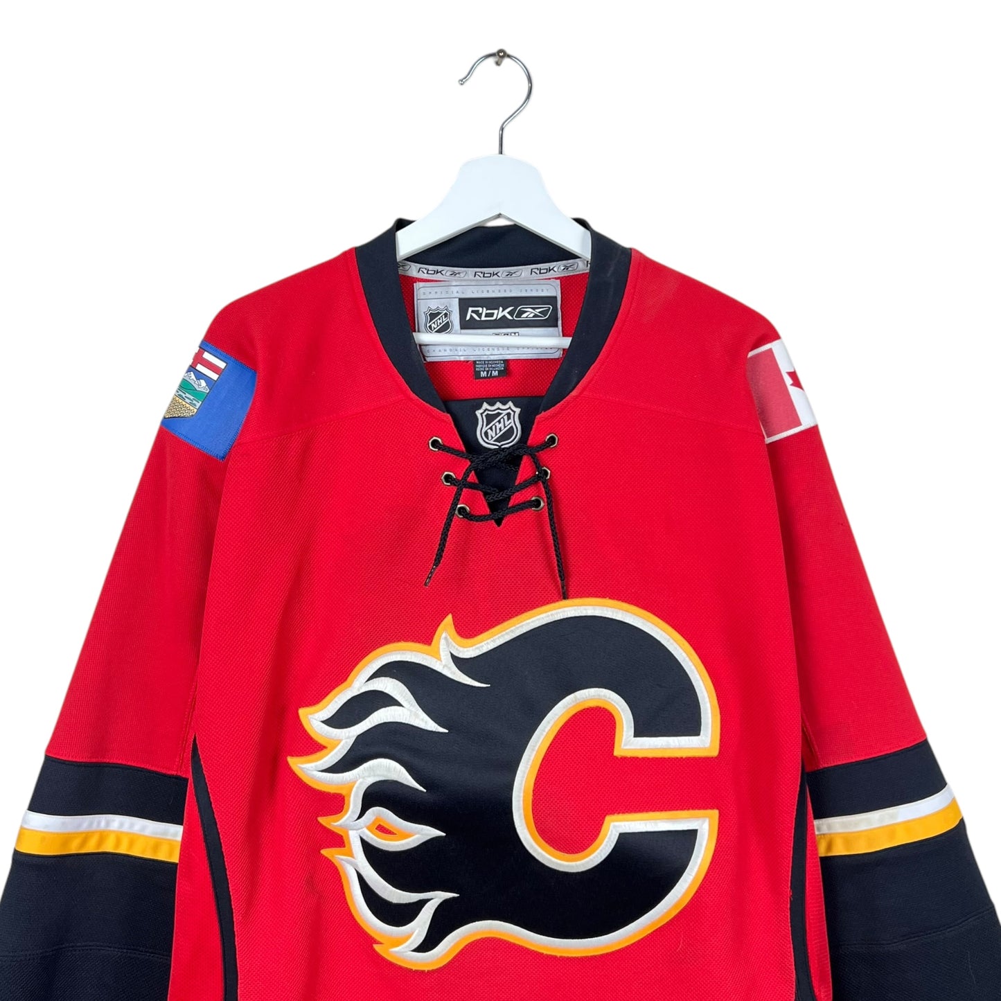 Vintage Reebok Calgary Flames Blank Away Jersey