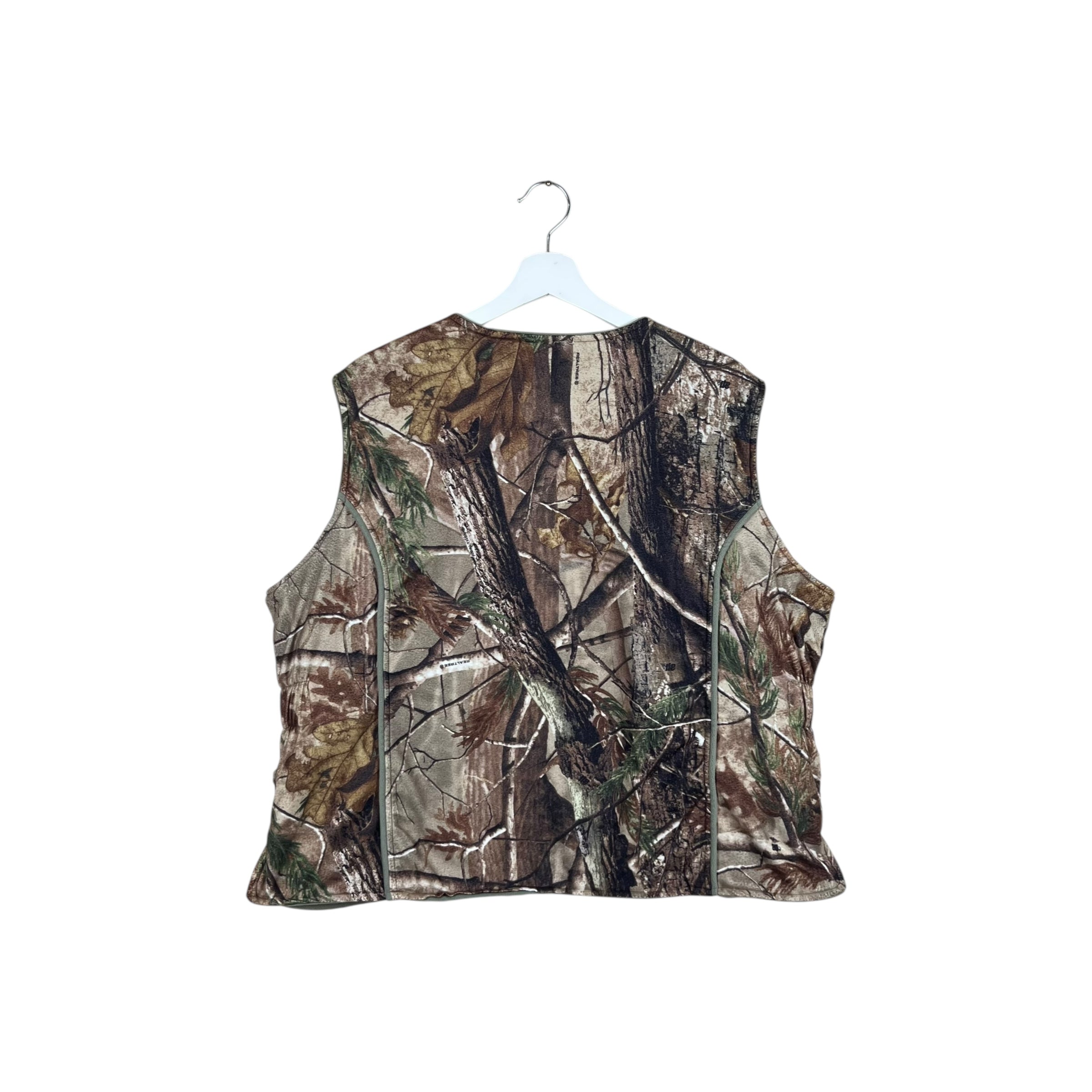 Vintage She Safari Women’s Real Tree Polar Vest Camo