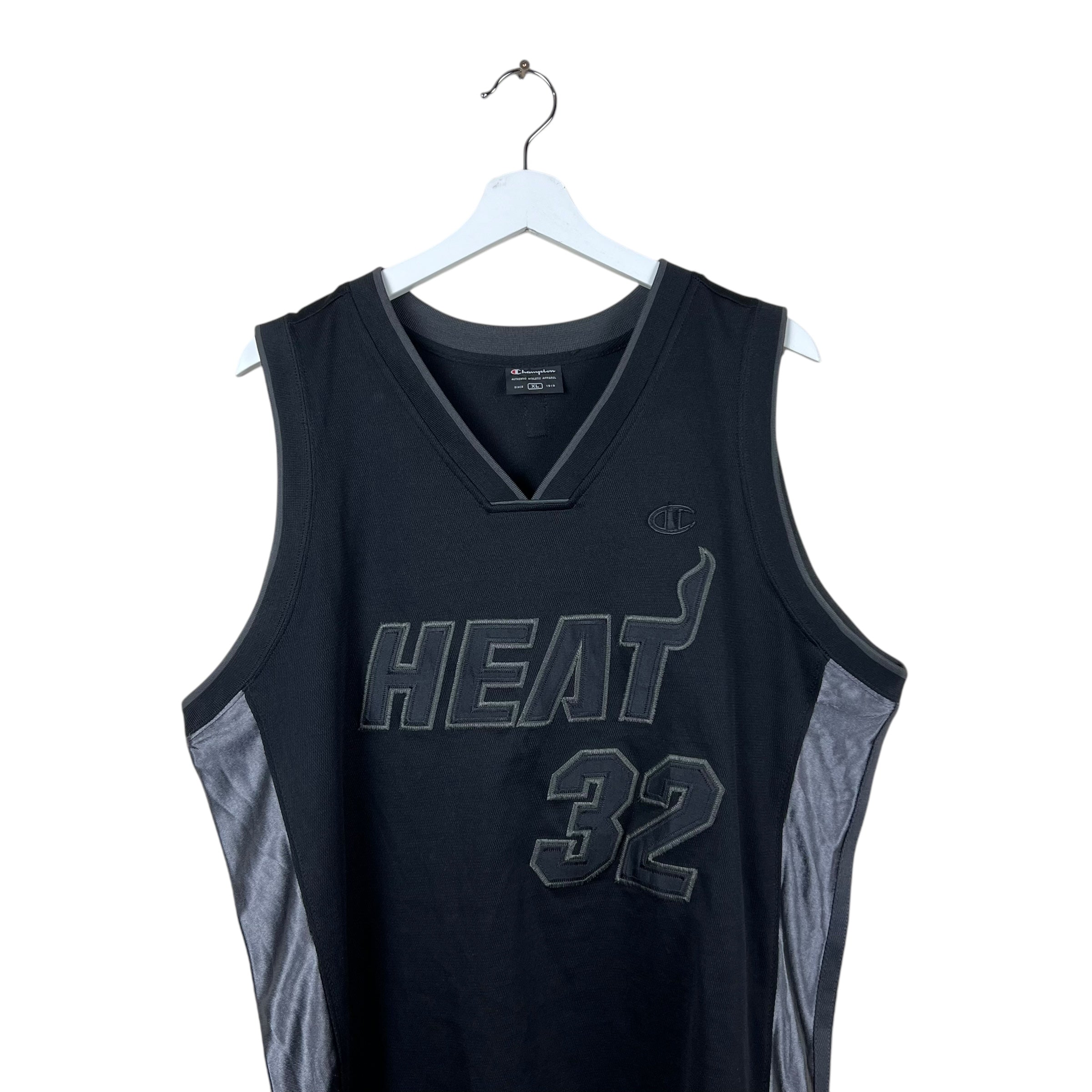 Vintage Champion Europe Miami Heat Shaquille O’Neal Jersey Triple Black