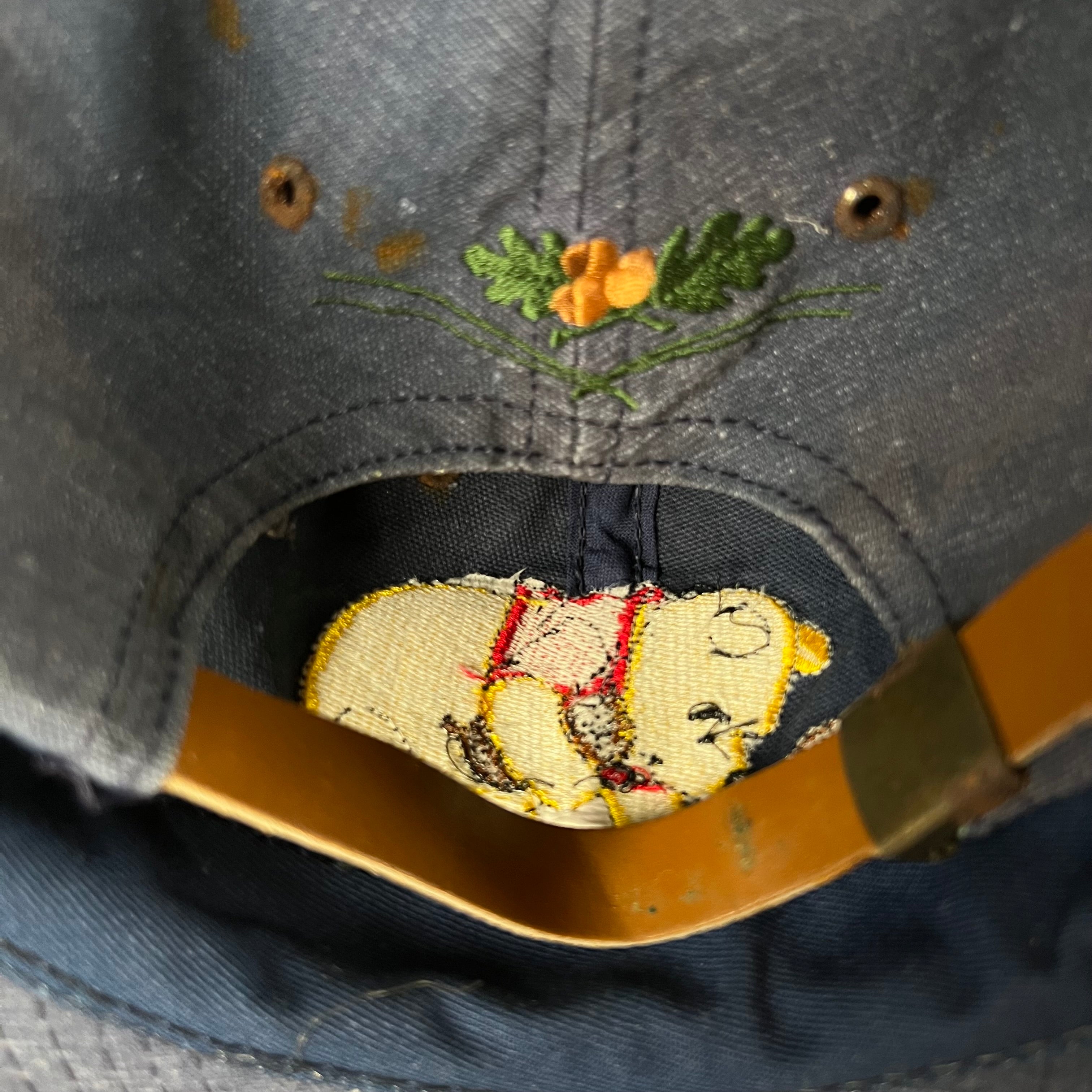 Vintage Disney Winnie The Pooh Acorns StrapBack Blue/Brown