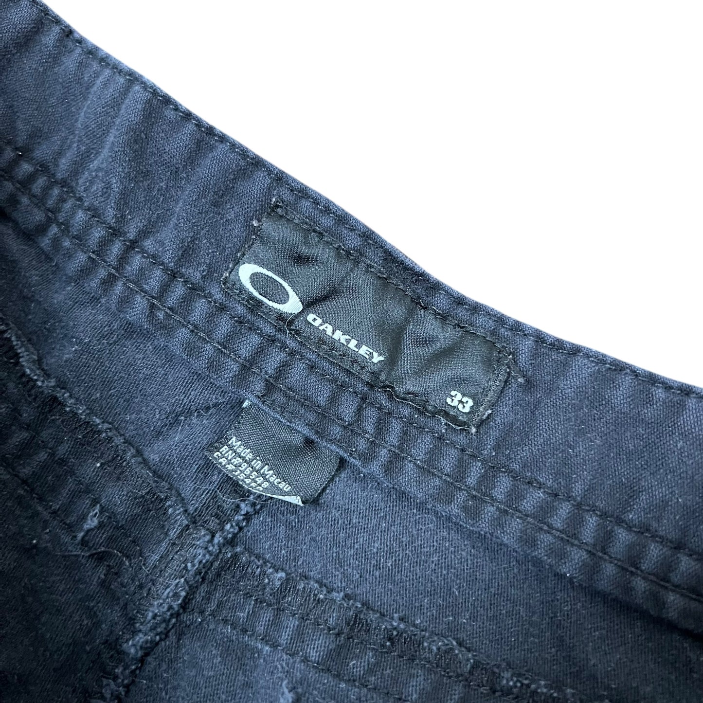 Vintage Oakley Cargo Shorts Triple Black