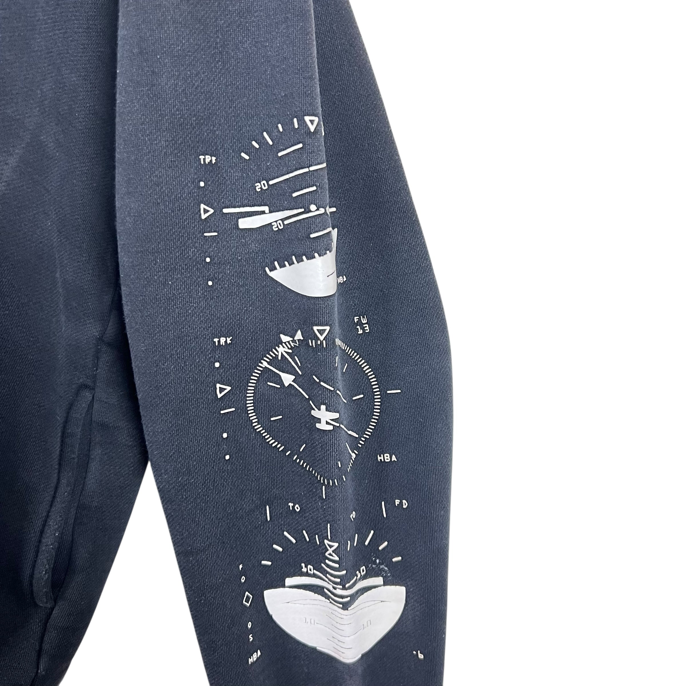 Vintage Hood By Air Radar Hoodie Black