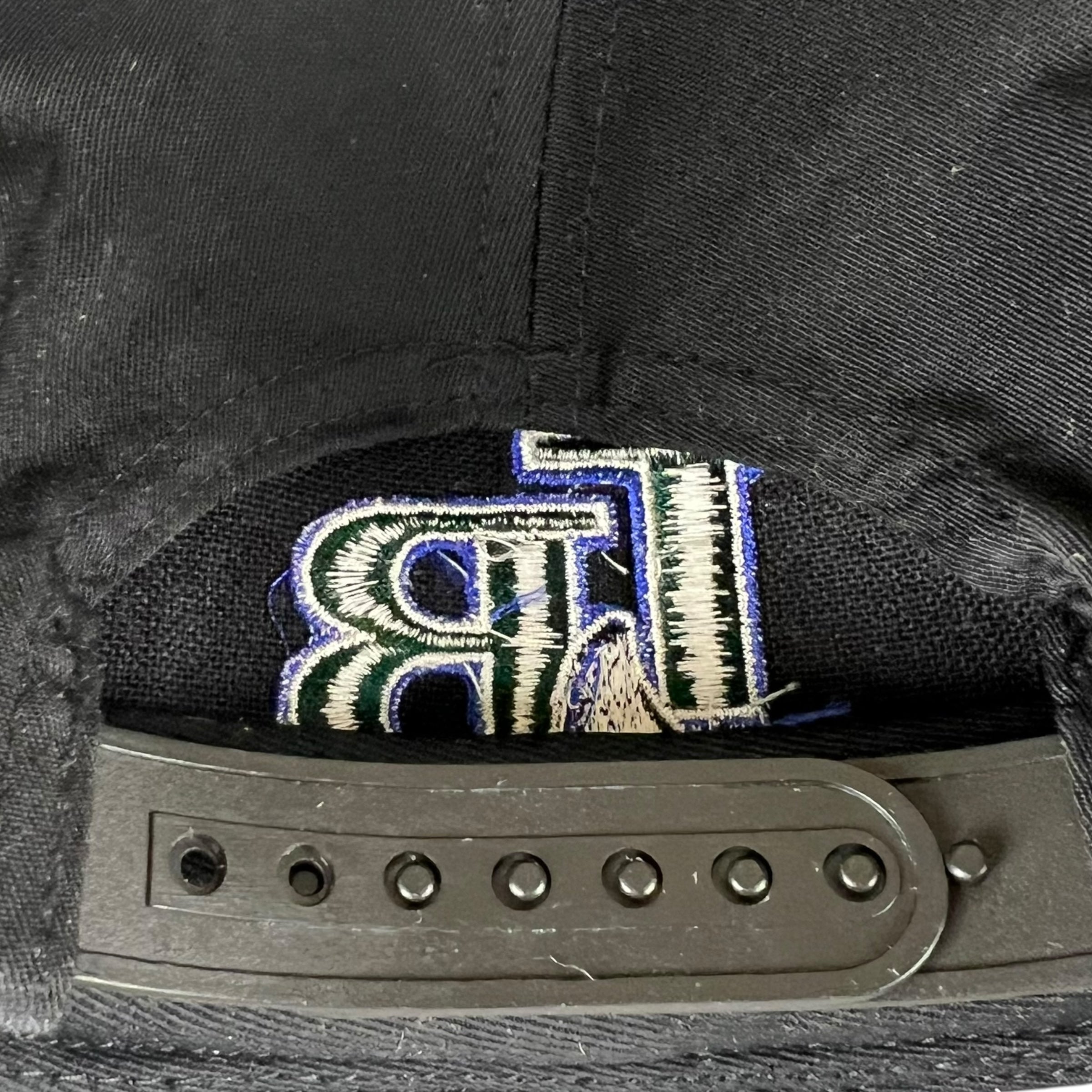 Vintage Tampa Bay Rays Logo SnapBack Black