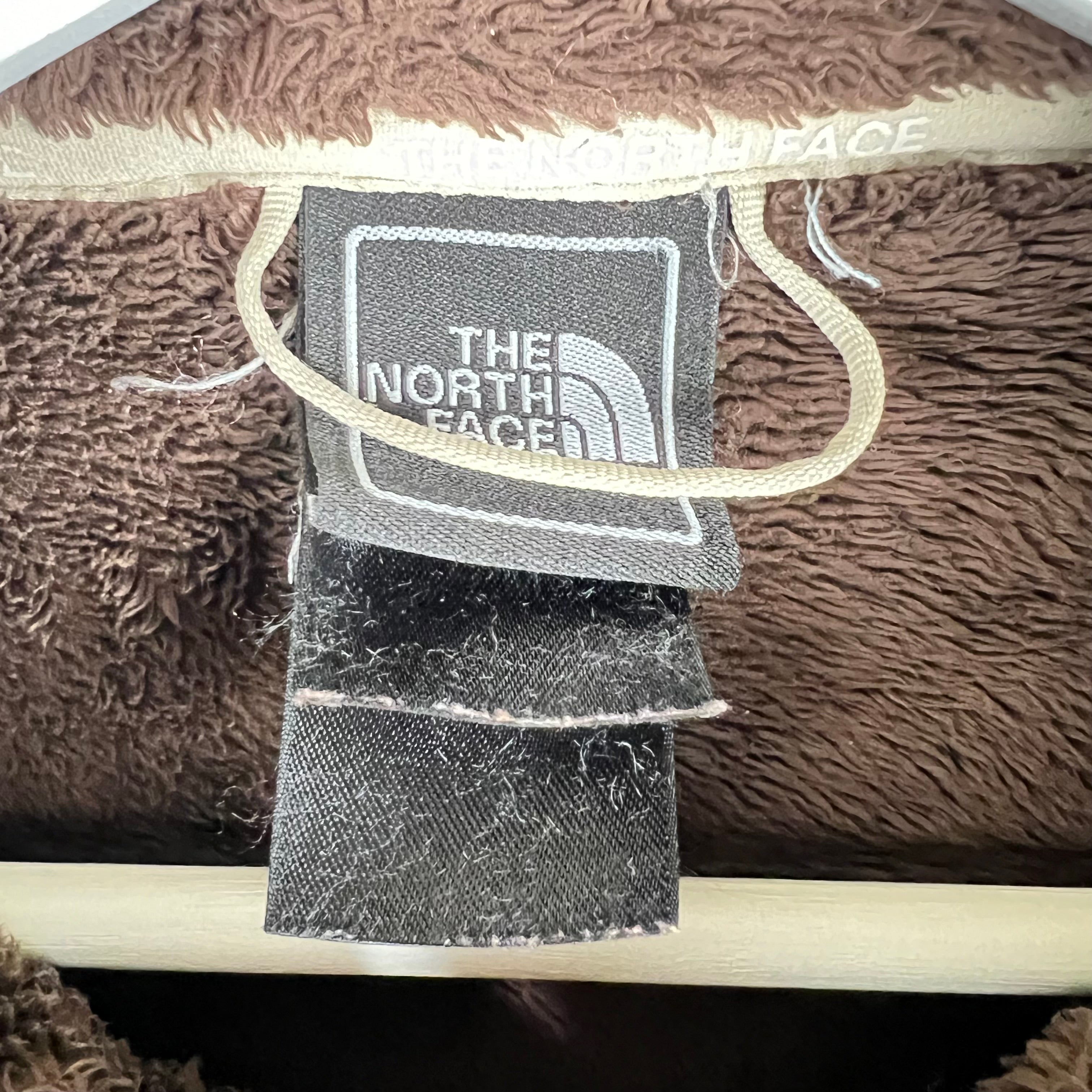 Vintage North Face Women’s Fleece Full Zip Jacket Dark Brown