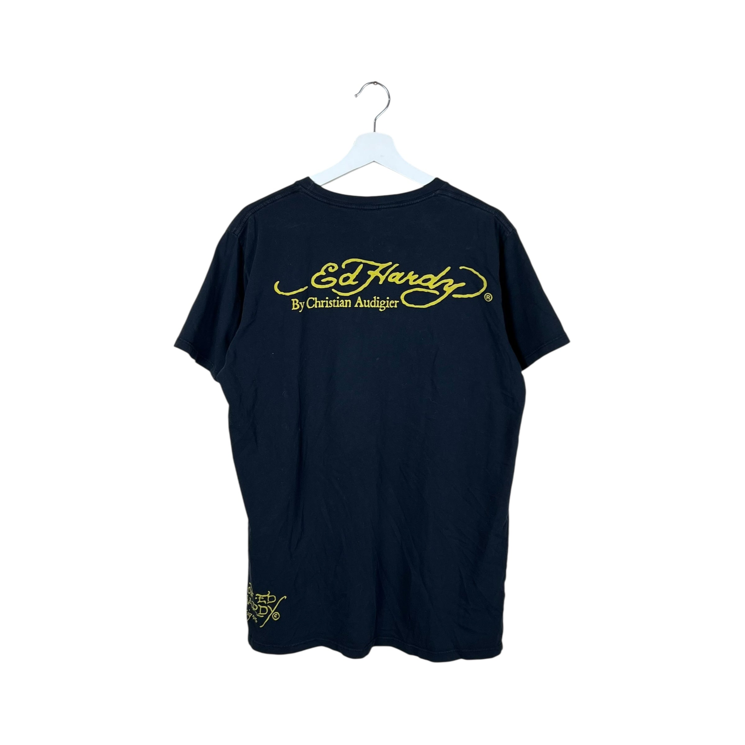 Vintage Ed Hardy by Christian Audigier Snake Tee Black