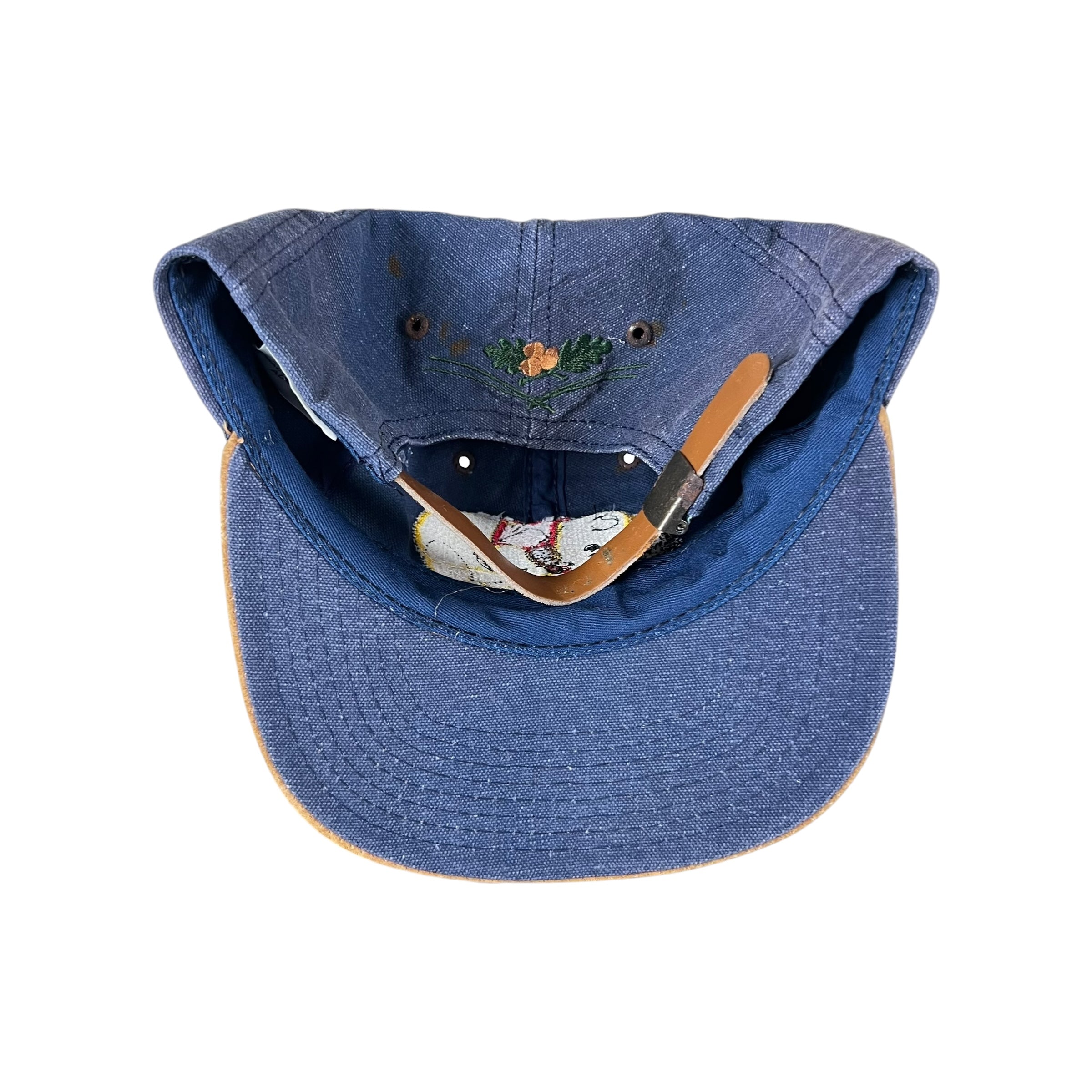 Vintage Disney Winnie The Pooh Acorns StrapBack Blue/Brown