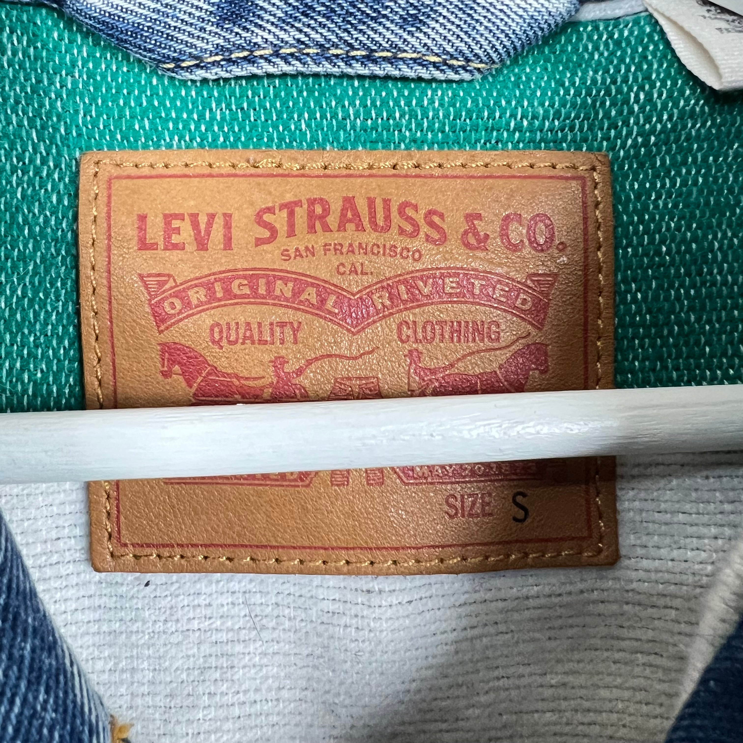 Vintage Levi’s x Hudson Bay Blanket Lined Denim Trucker Jacket