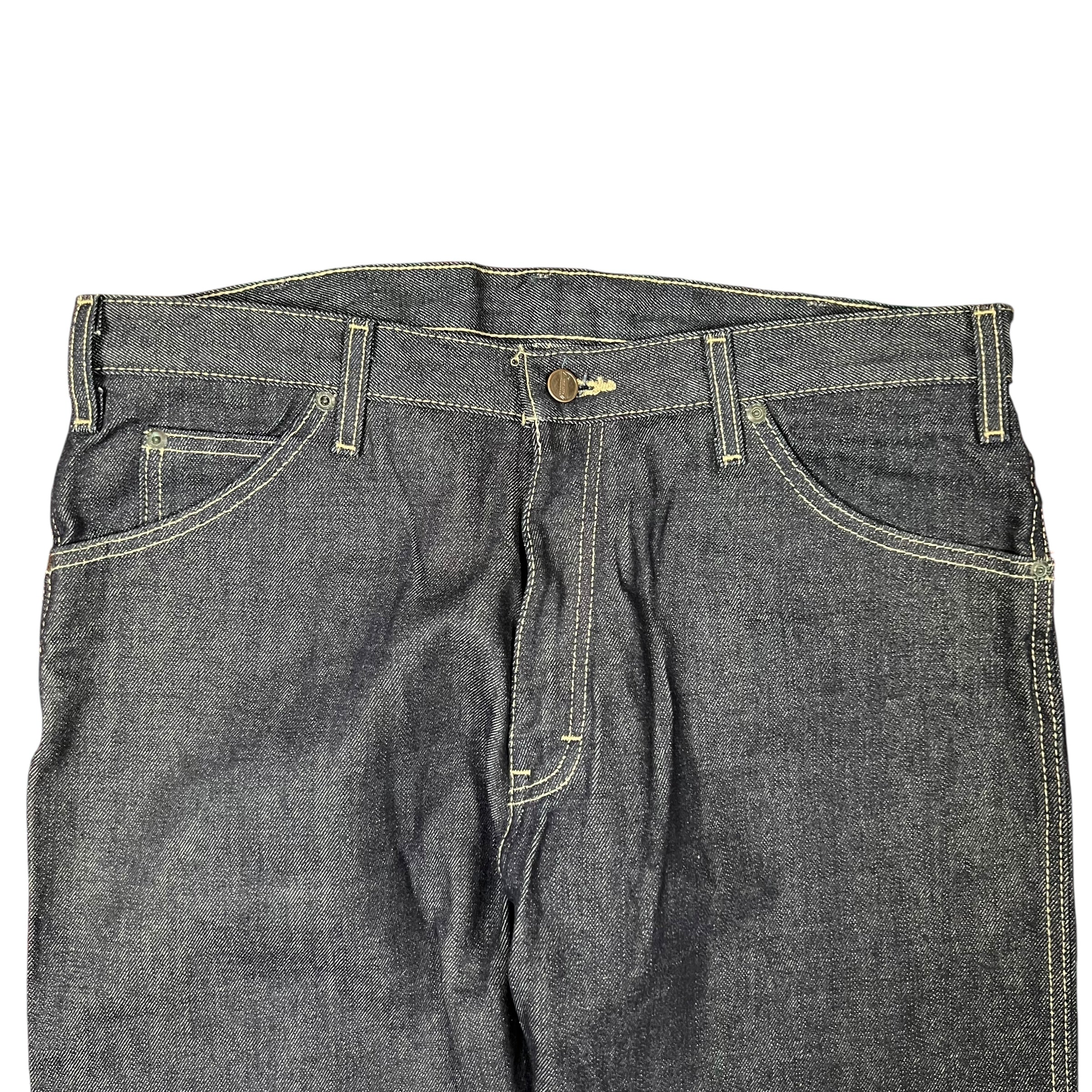 Vintage Dickies Loose Fit Heavyweight Denim Dark Indigo