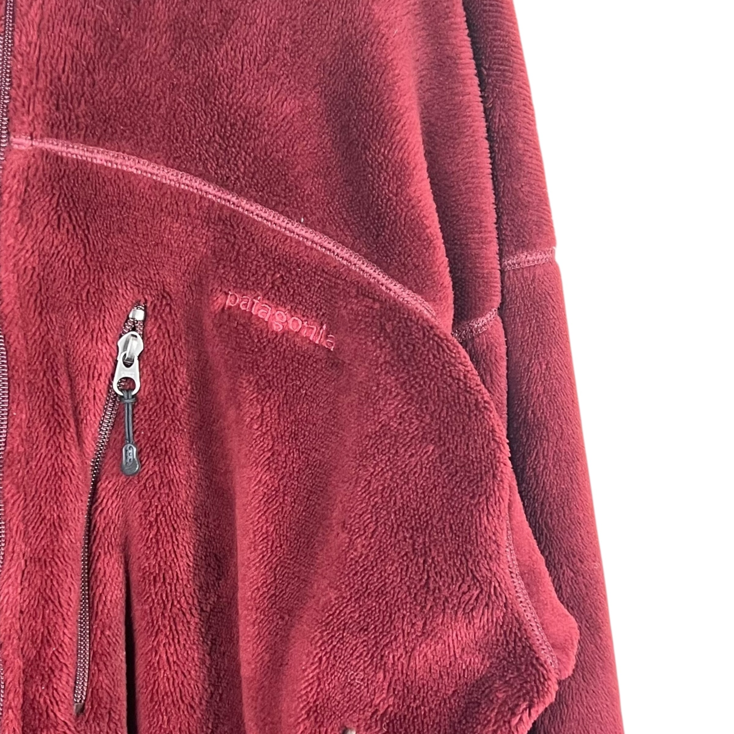 Vintage Patagonia R4 Fleece Jacket Maroon
