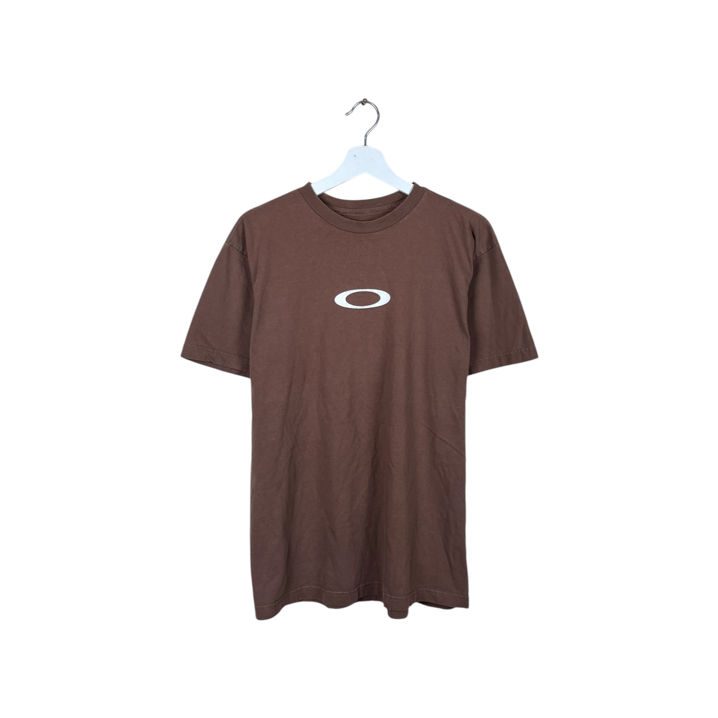 Vintage Oakley Center Logo Tee Brown