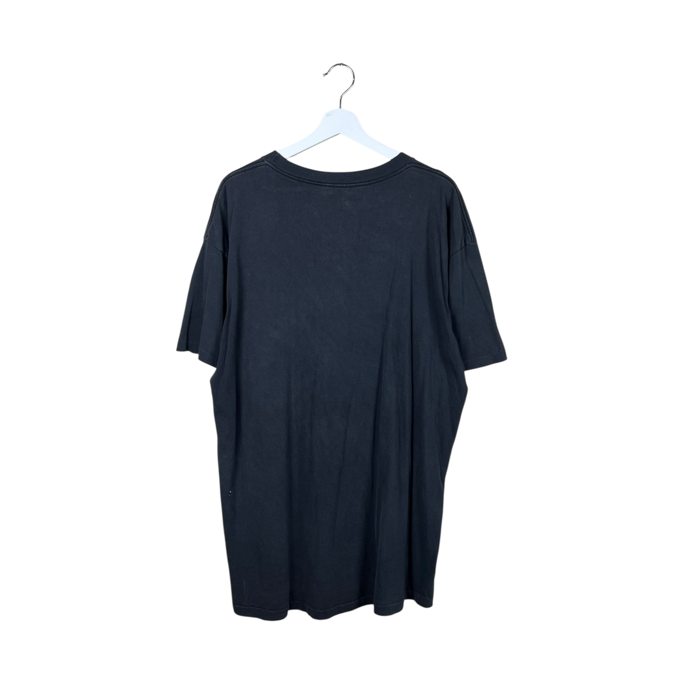 1993 Ravens Athletics Anaheim Mighty Ducks Ducks Big Logo Tee Black