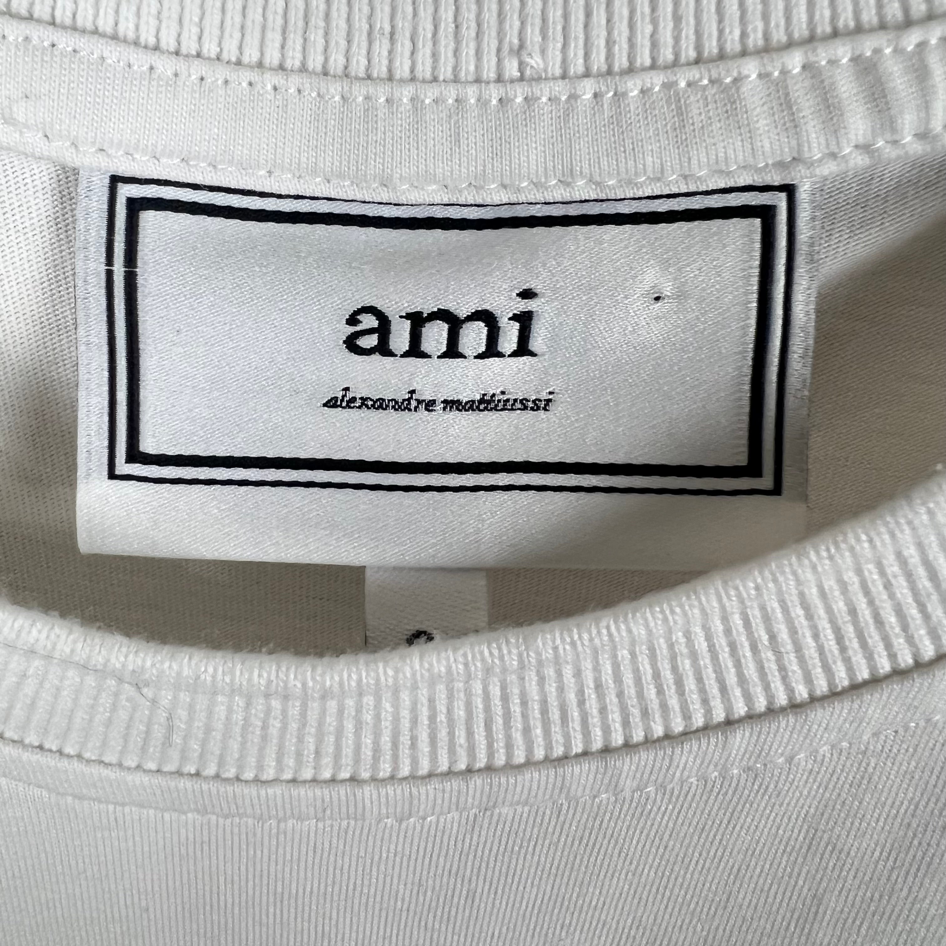 Ami Paris Women’s Lace Heart Tee White