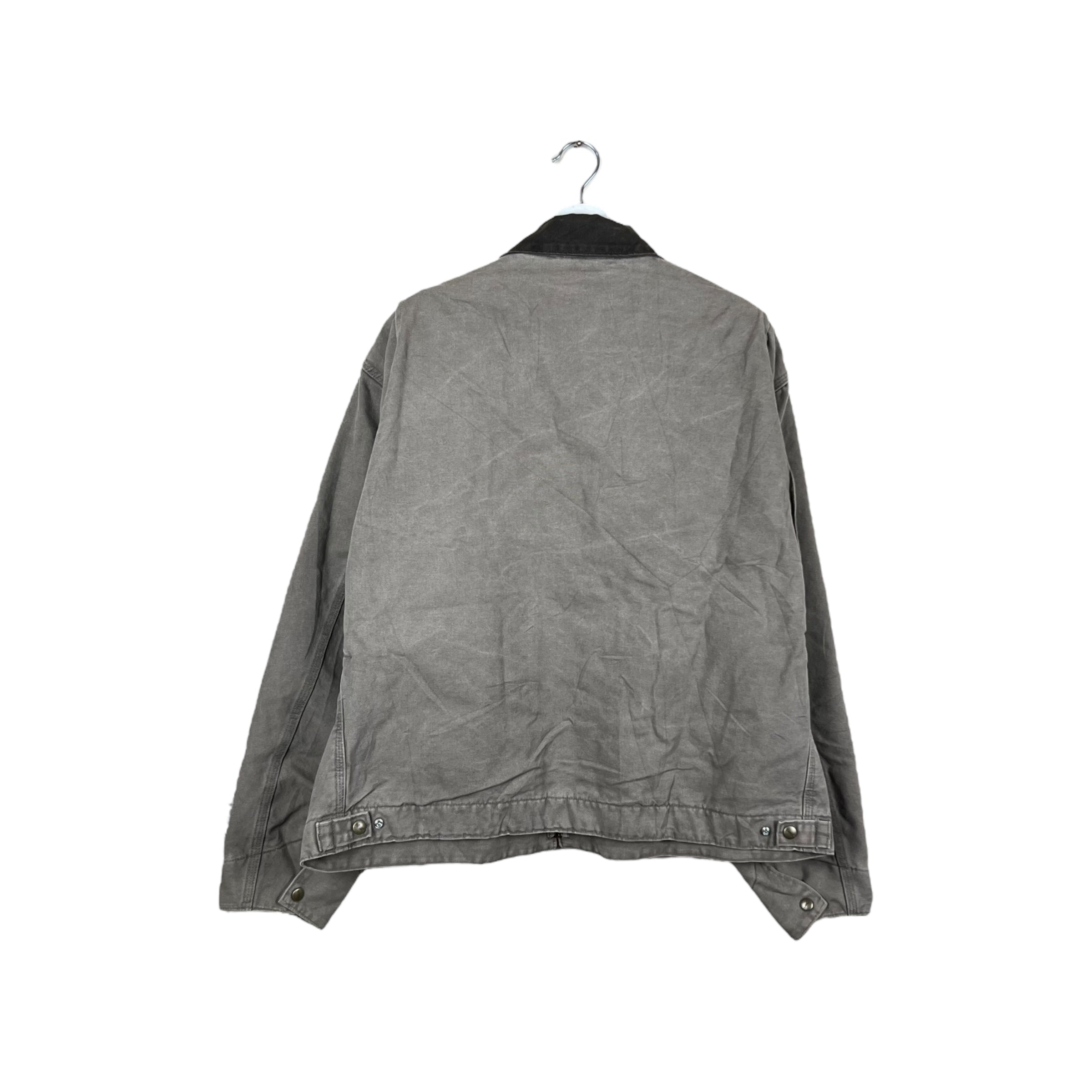 Vintage Carhartt Blanket Lined Detroit Jacket Washed Brown