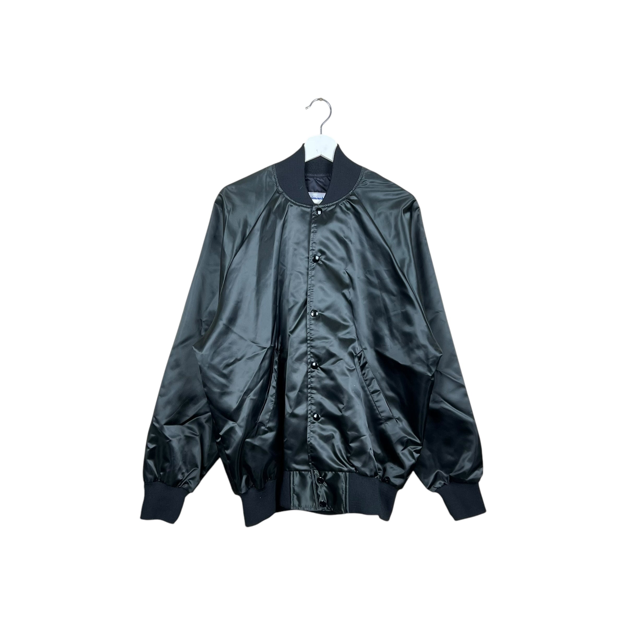 Vintage Trimark “Dodge Boys Have More Fun” Satin Jacket Black