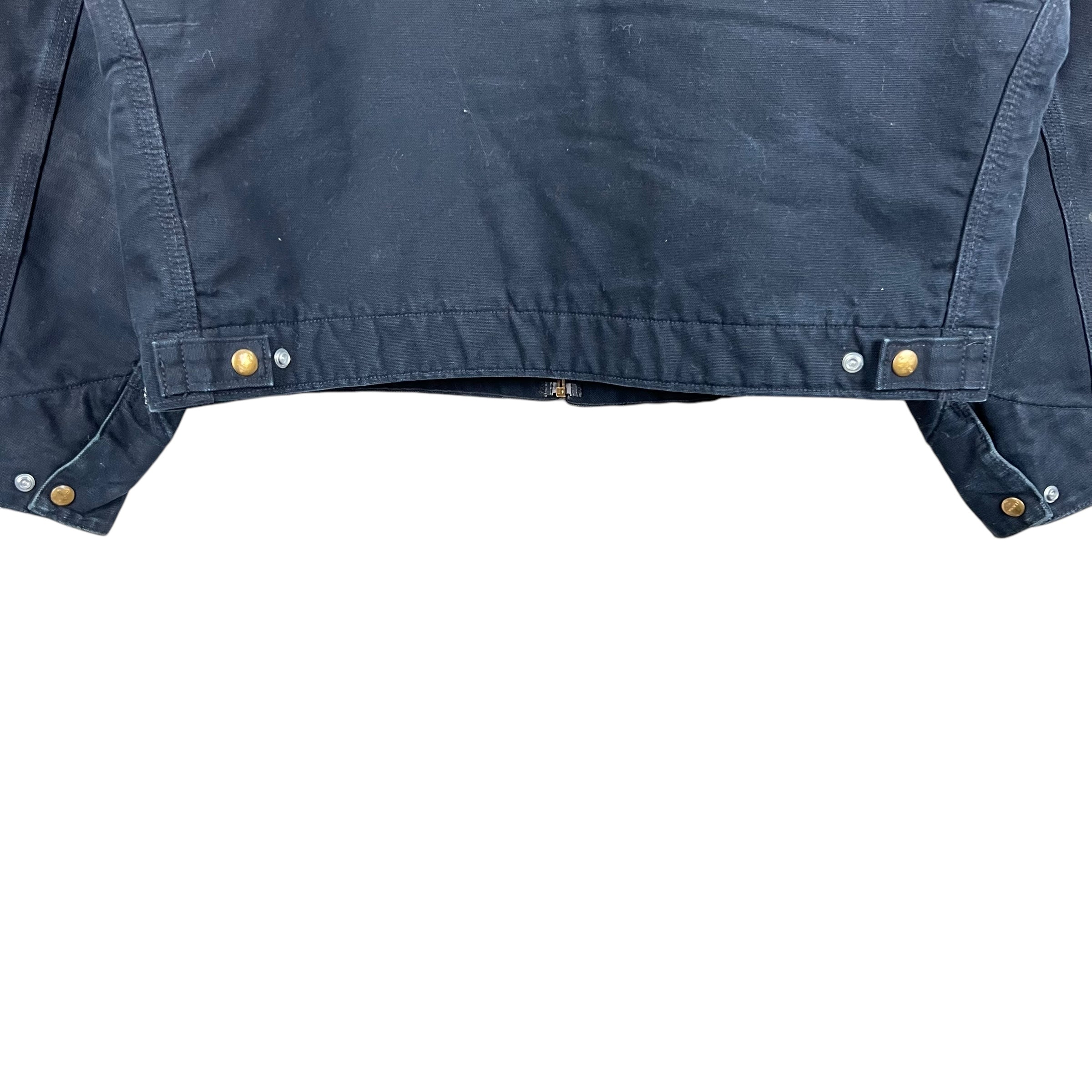 Vintage Carhartt Blanket Lined Detroit Jacket Black