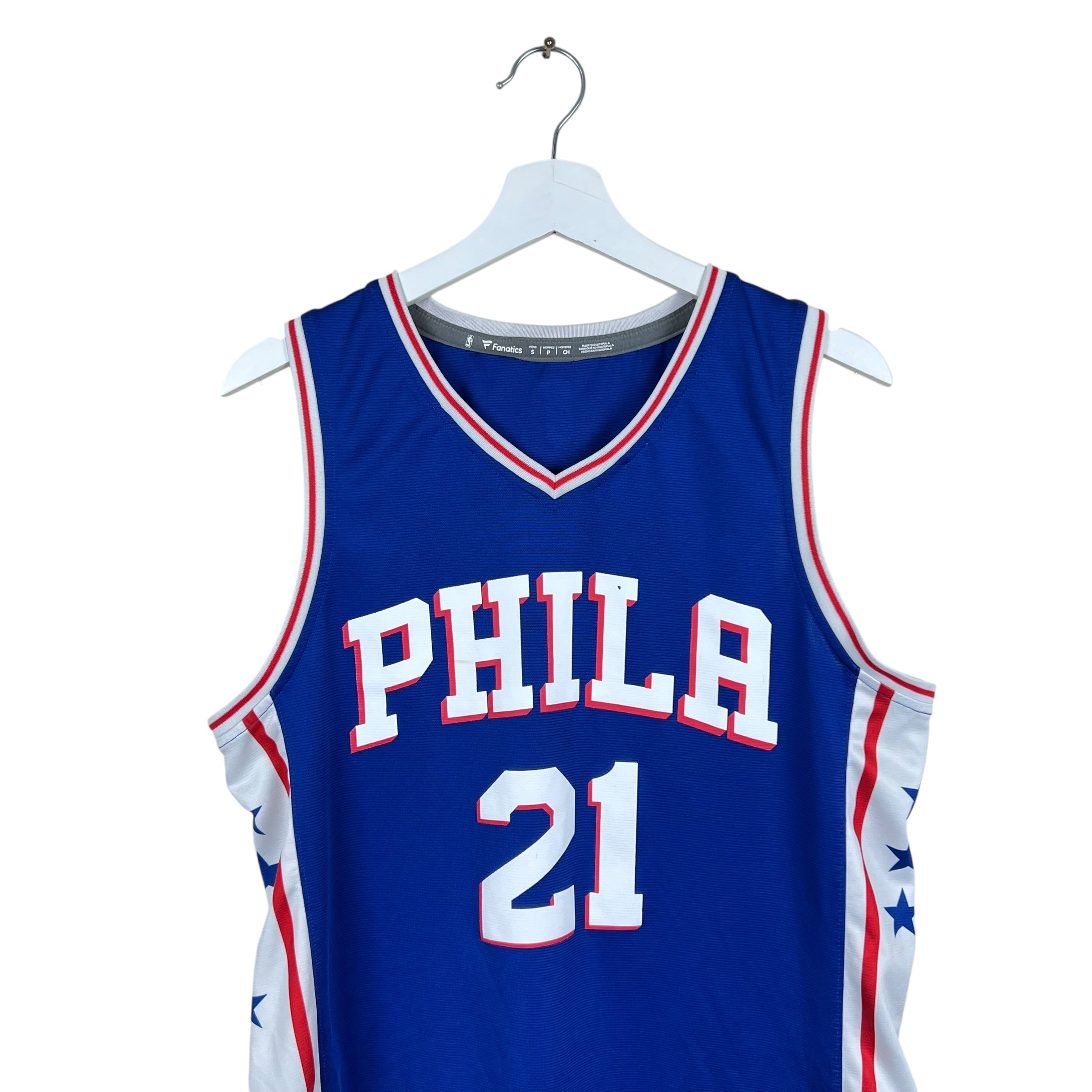 Vintage Fanatics NBA Philadelphia 76ers Joel Embiid Away Jersey