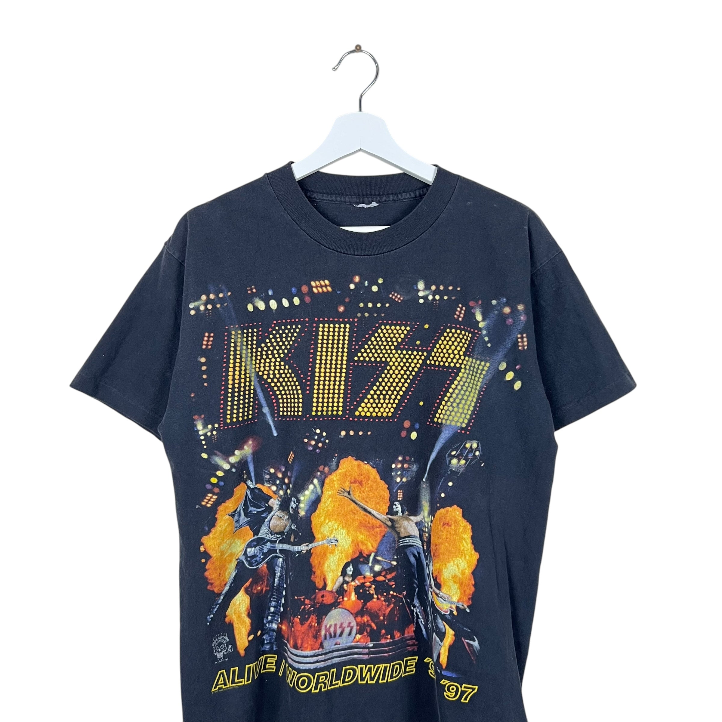 1997 KISS Alive Worldwide Tour Tee Black