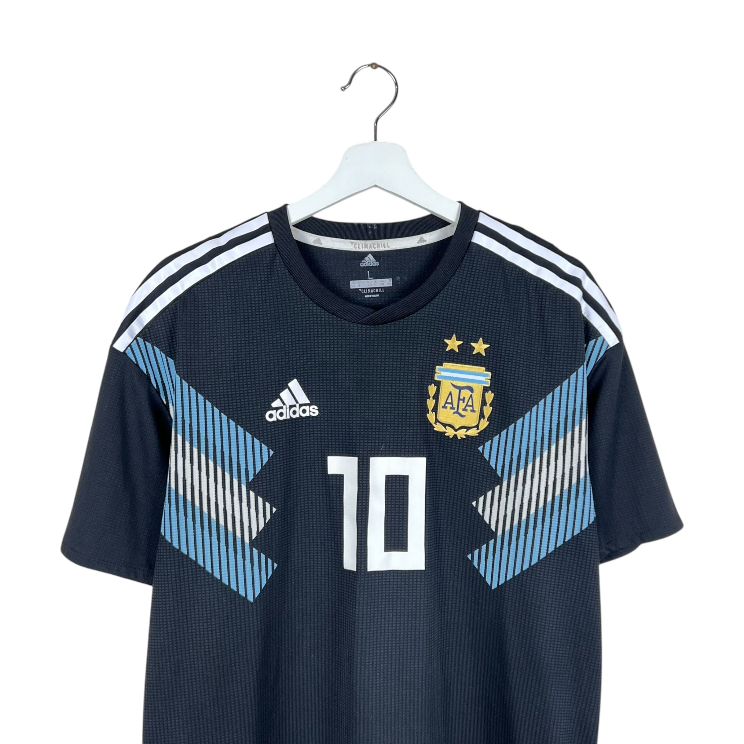2018 Adidas Argentina Lionel Messi Away Jersey