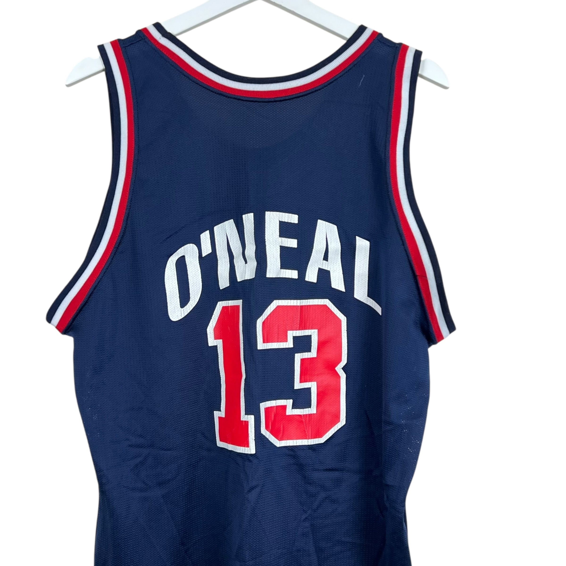 Vintage Champion Team USA Shaquille O’Neal Away Jersey