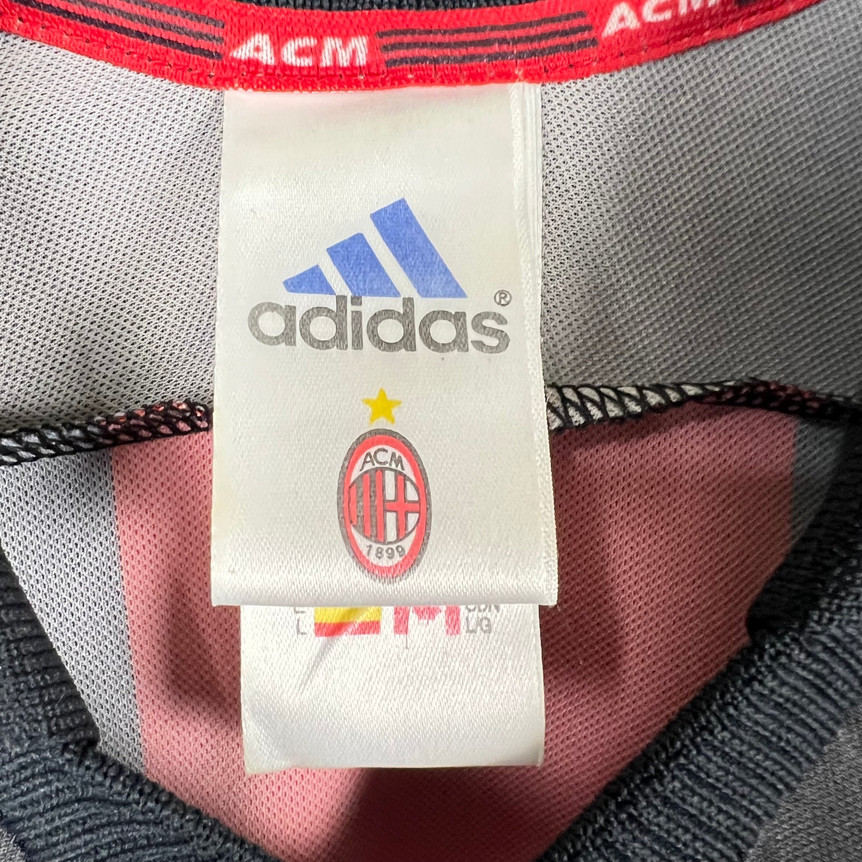 2001 Adidas AC Milan Blank Home Jersey