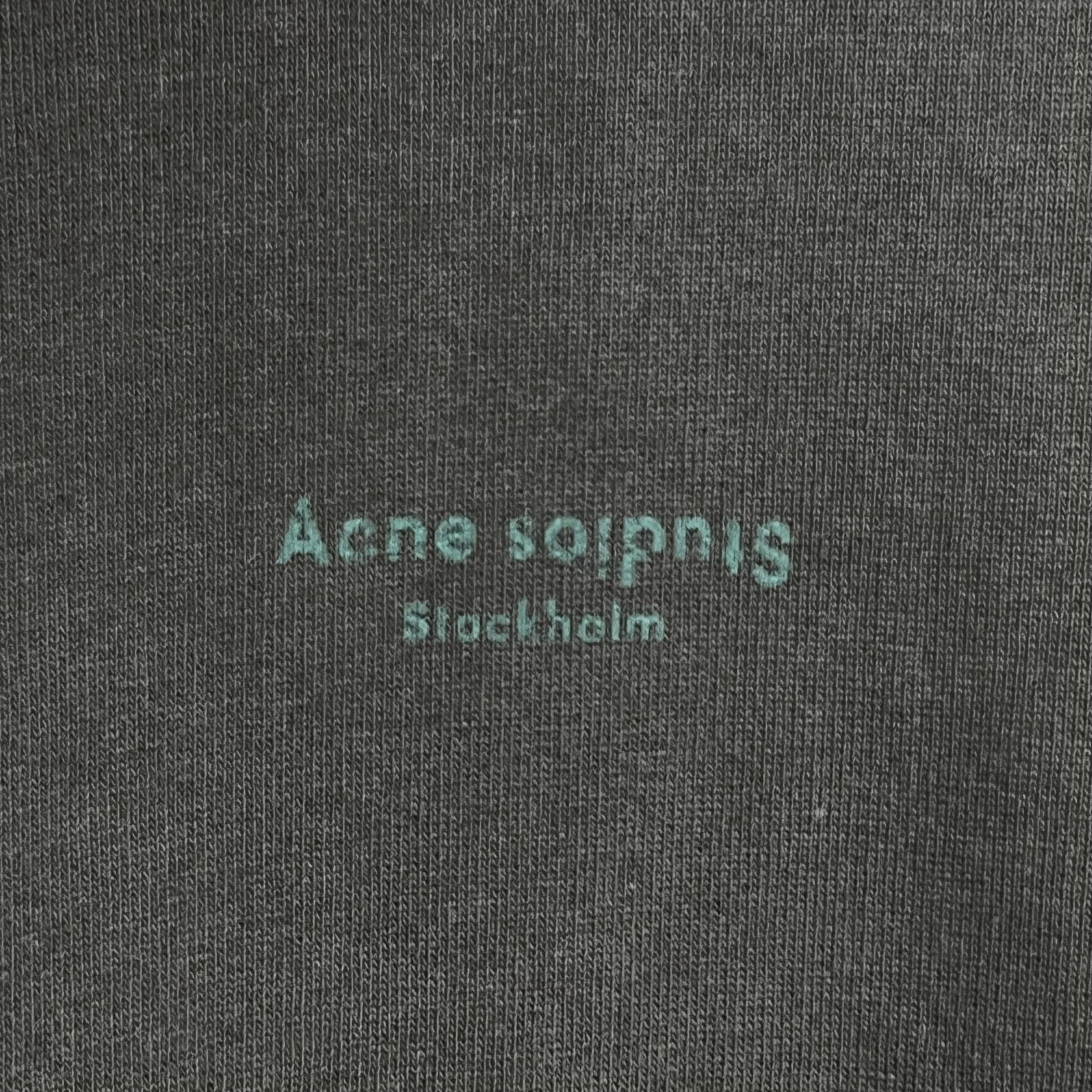 Acne Studios Joghy Cropped Hoodie Dark Forest Green
