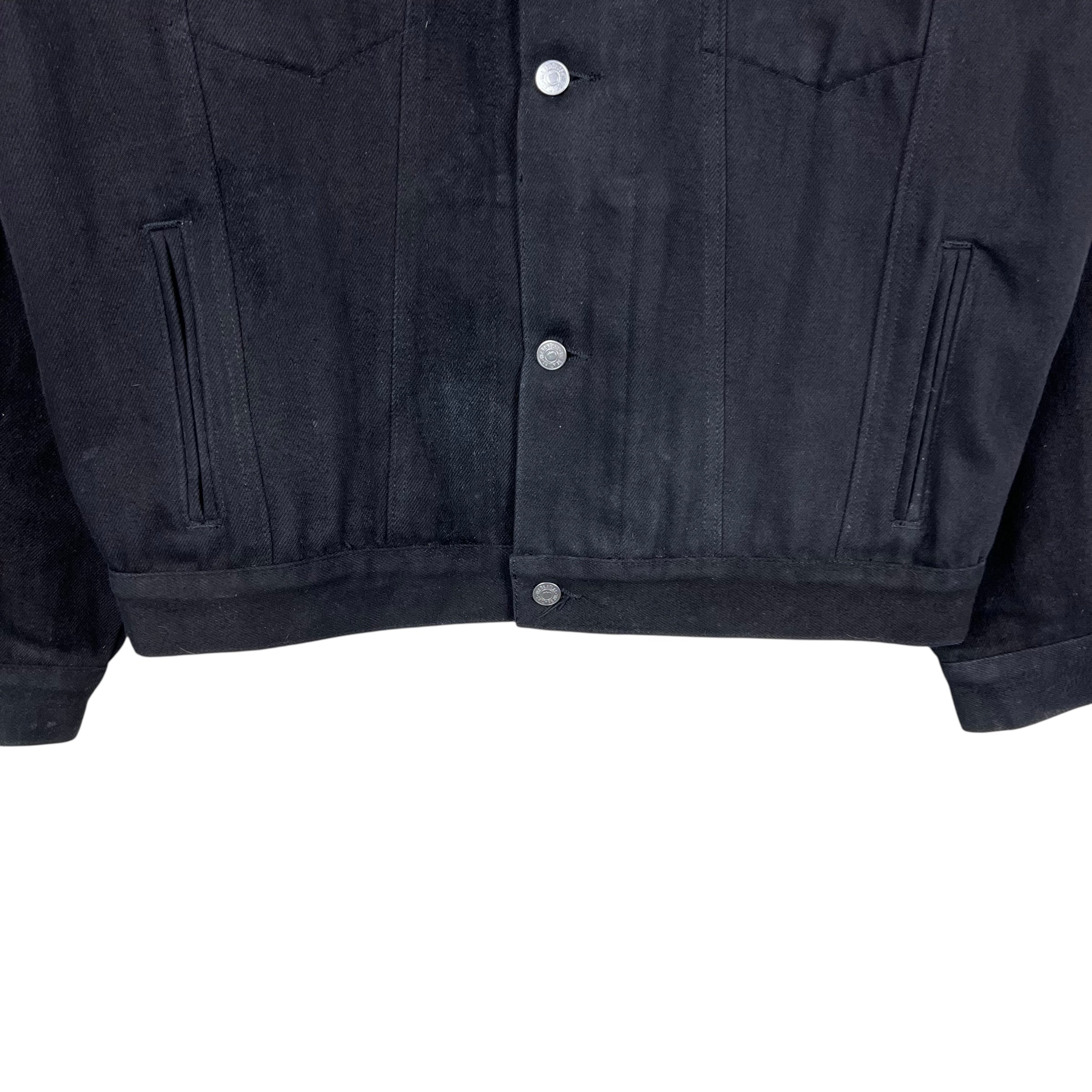 Vintage Beatles Special Anthology Apple Jean Jacket Black