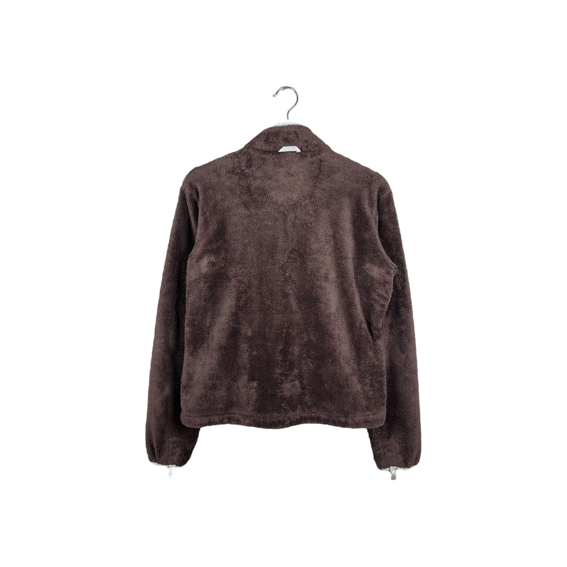 Vintage North Face Women’s Fleece Full Zip Jacket Dark Brown
