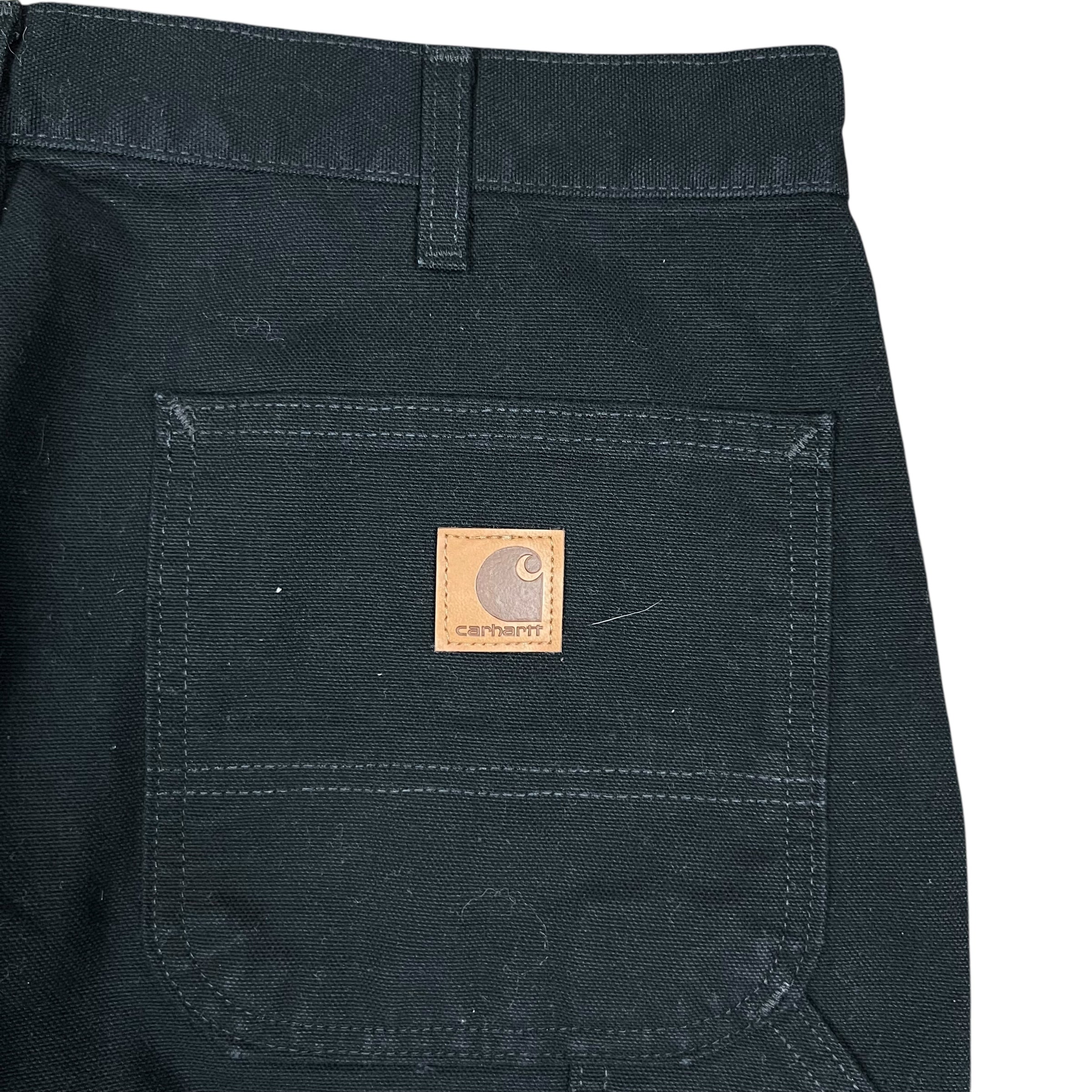 Vintage Carhartt Loose Original Fit Carpenter Pants Black